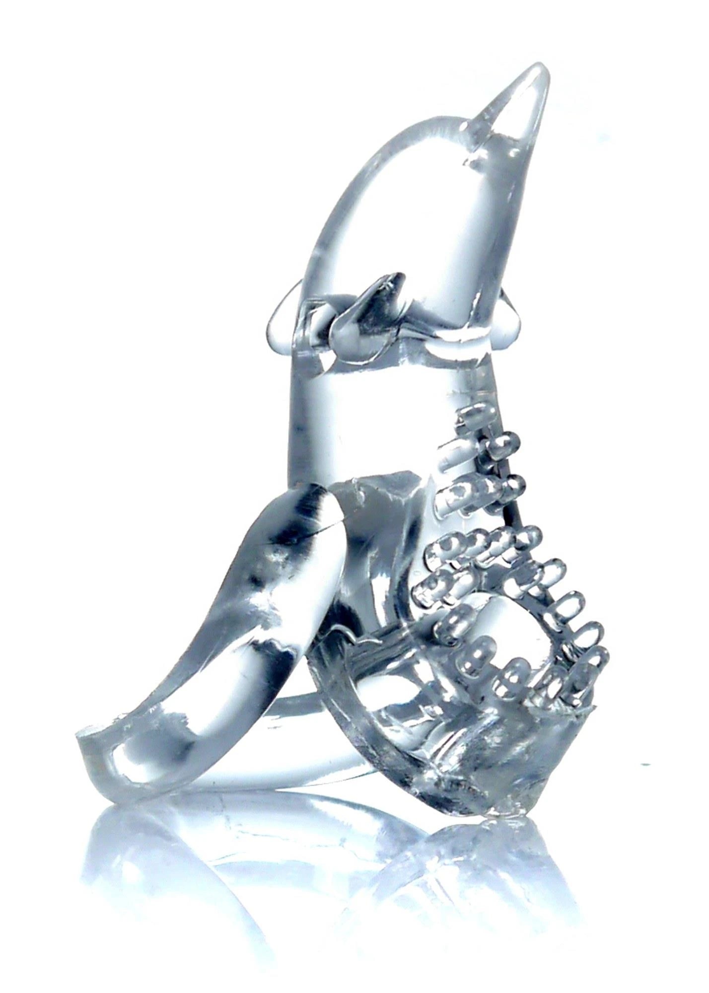 Ring-Dolphin Vibro CockRing Clear