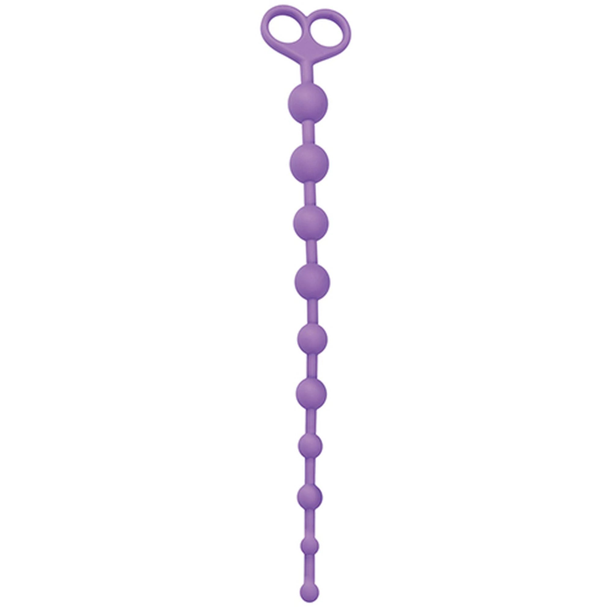 Plug/kulki-FALLO ANALE ANAL JUGGLING BALL SILICONE PURPLE