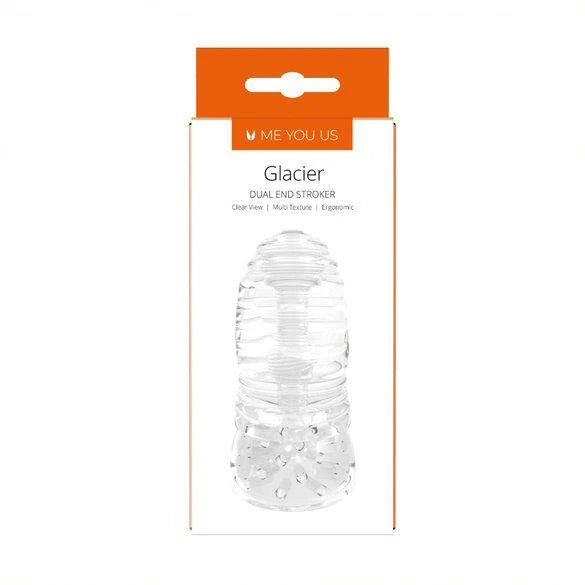 Masturbator- Me You Us Glacier Dual End Stroker Male Masturbator Transparent
