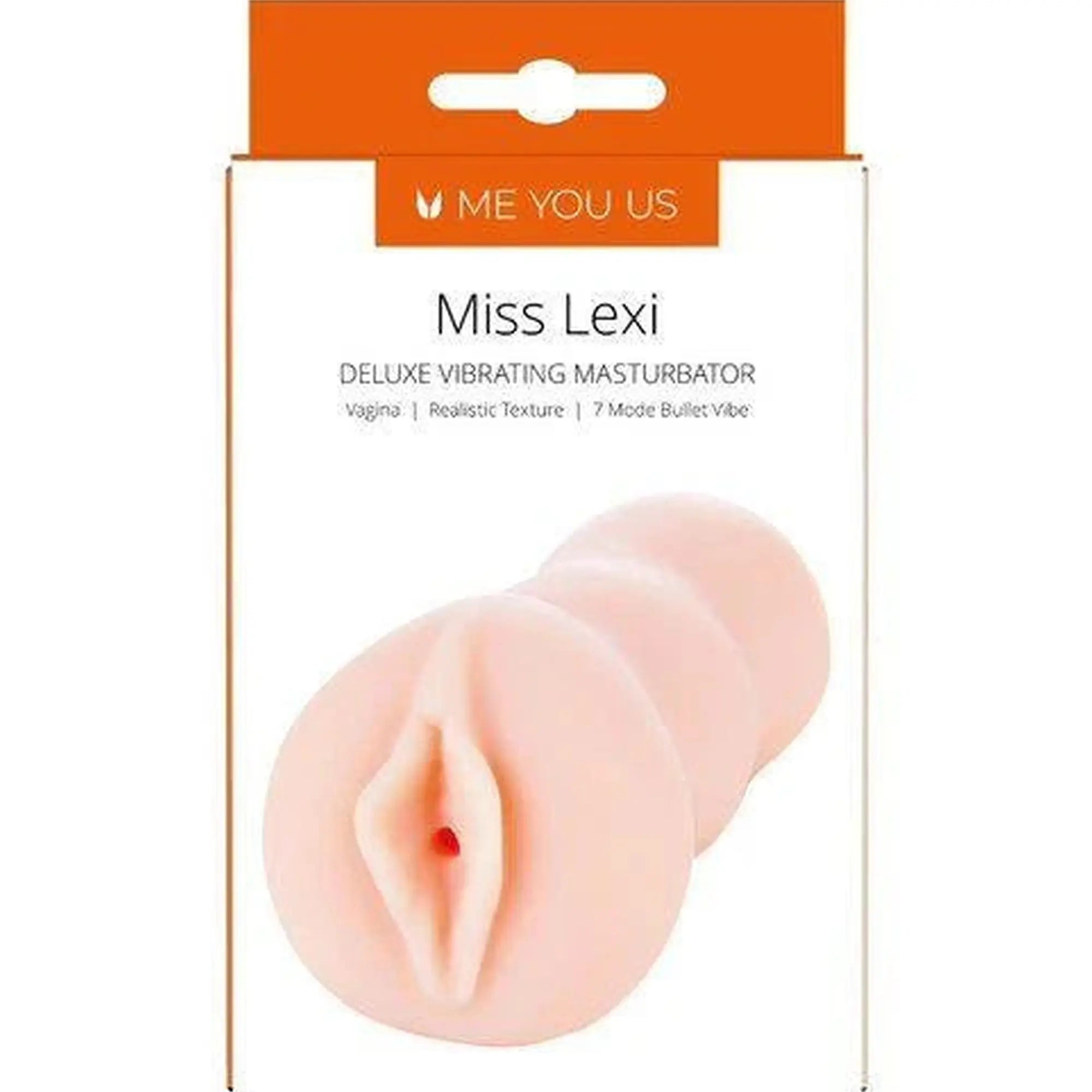 Masturbator- Me You Us Miss Lexi Deluxe Vibrating Realistic Masturbator Flesh