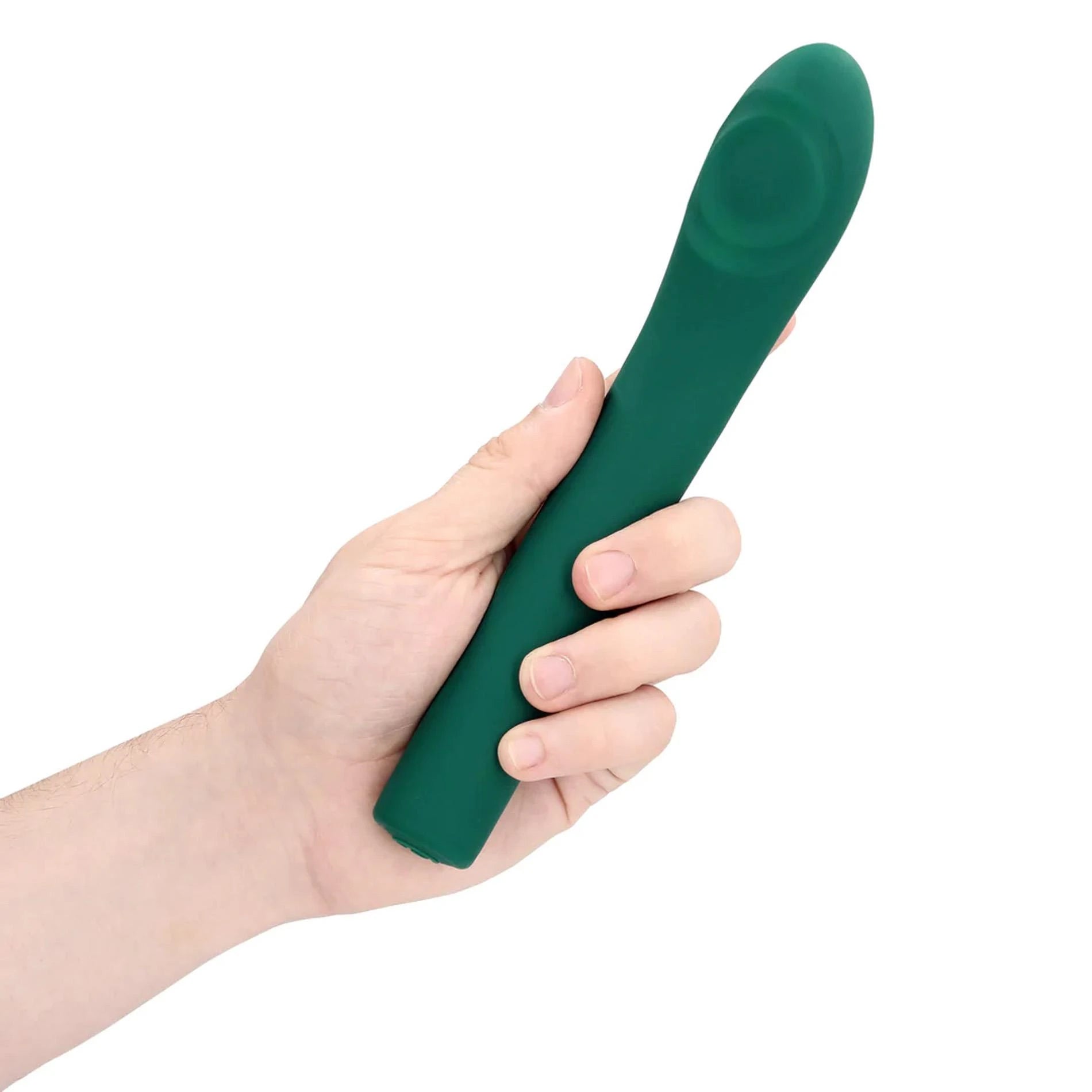 Vibromasseur G-spot à ondes pulsées - Cristal vert