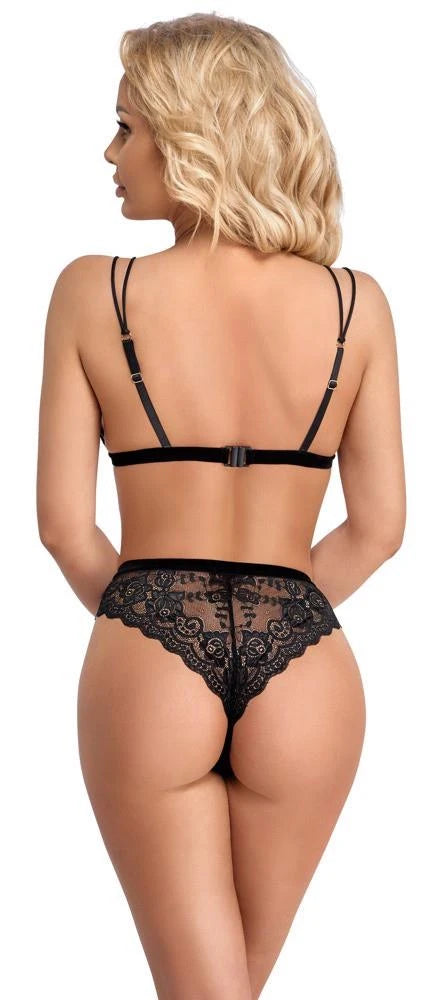 Ensemble soutien-gorge dentelle XL
