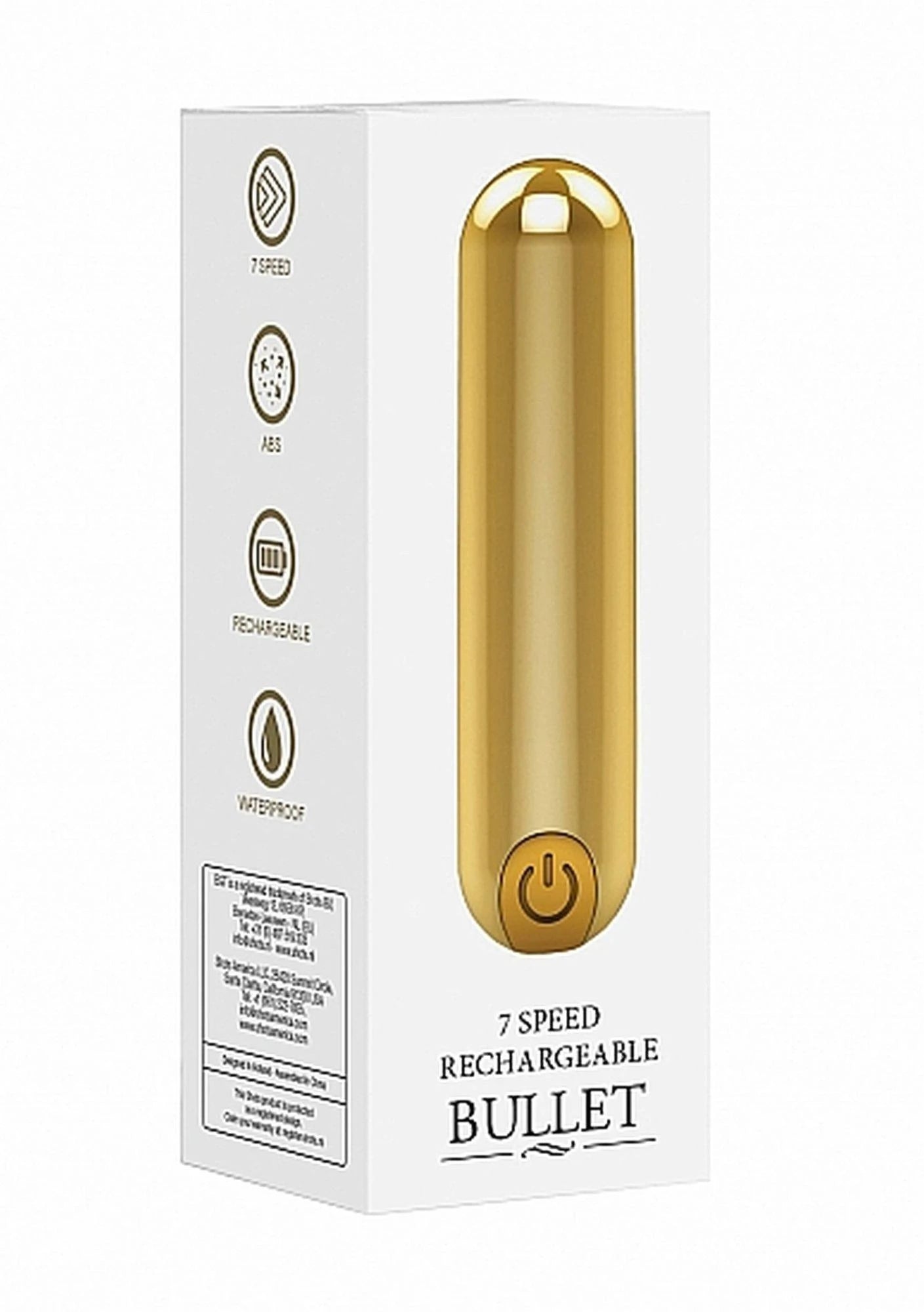 Balle vibrante rechargeable 10 vitesses - Or