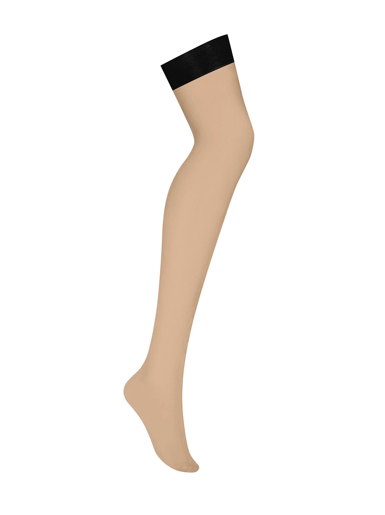 Bielizna-S814 black stockings L/XL