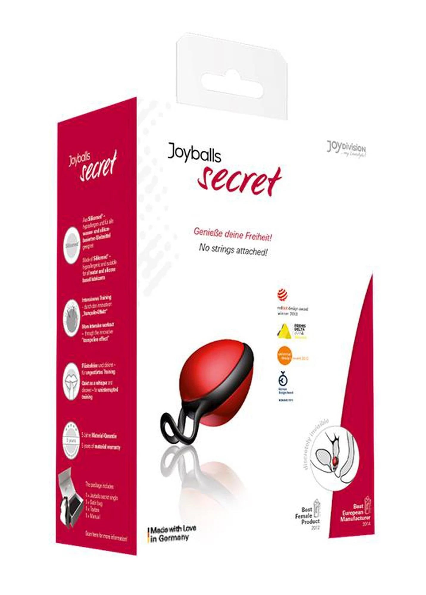 Kulki-Joyballs secret unique, rouge-noir