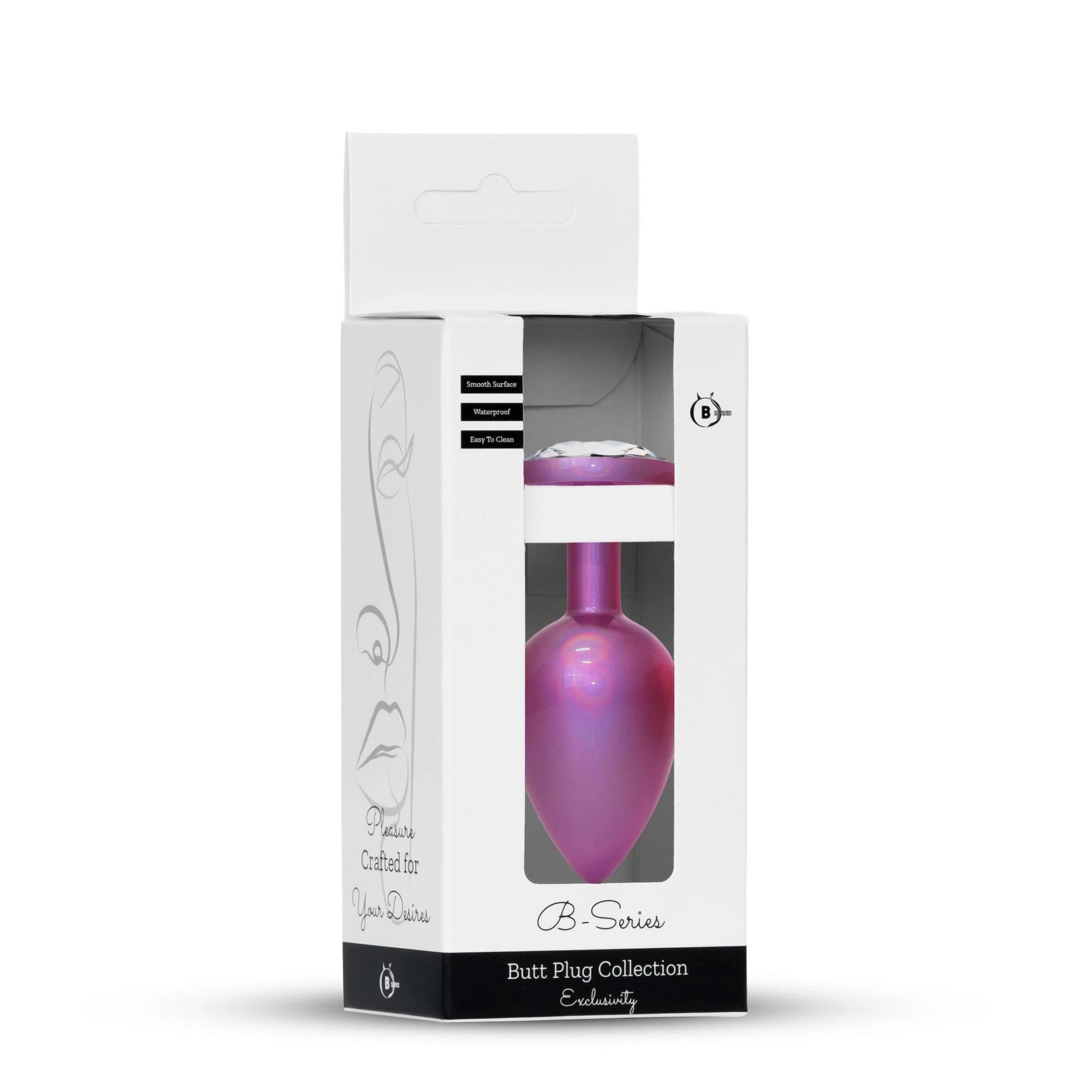 Bouchon-Bijou Perle Rose BOUCHON- Transparent L
