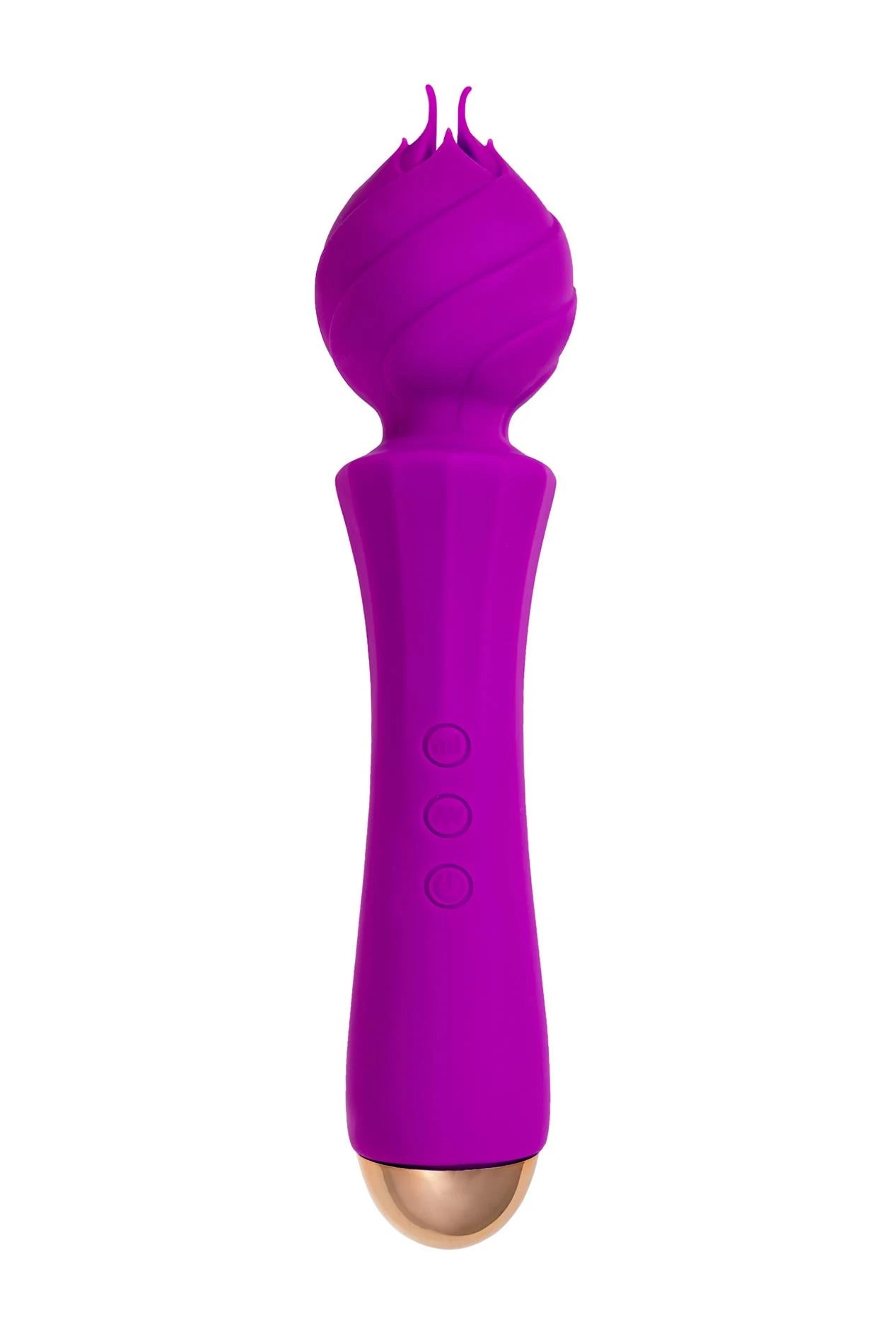 Vibromasseur Flovetta de Toyfa HYACINTH, silicone, violet, 21,5 cm