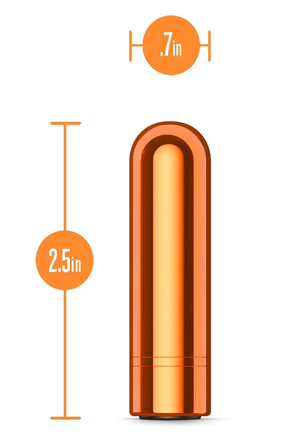 KOOL VIBES MINI BULLET RECHARGEABLE MANDARINE