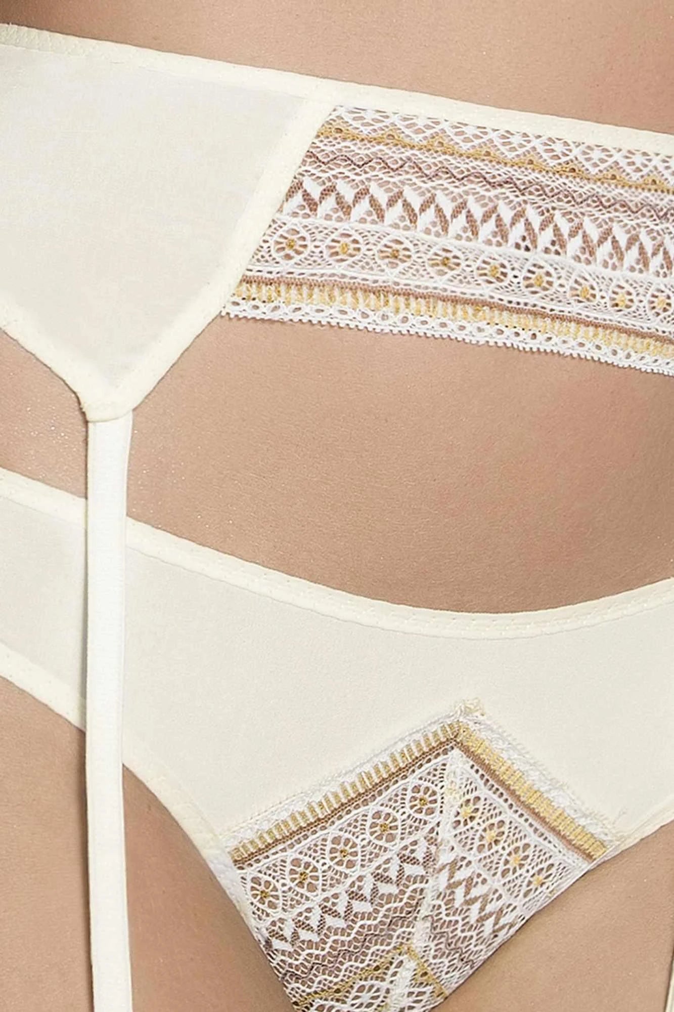 Bielizna-CONNIE SET cream L/XL - Casmir