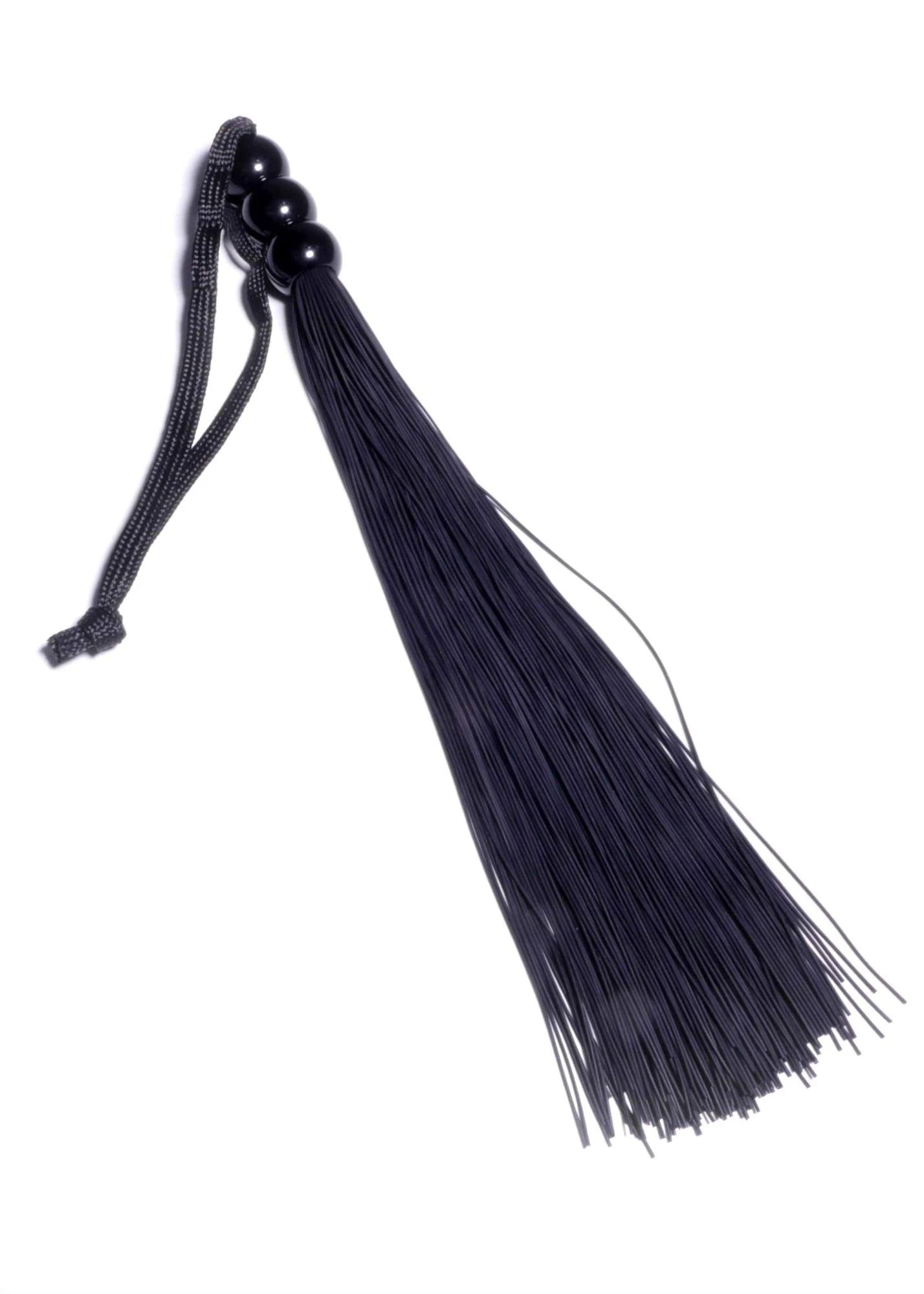 Silicone Whip Black 10" - Fetish B - Series