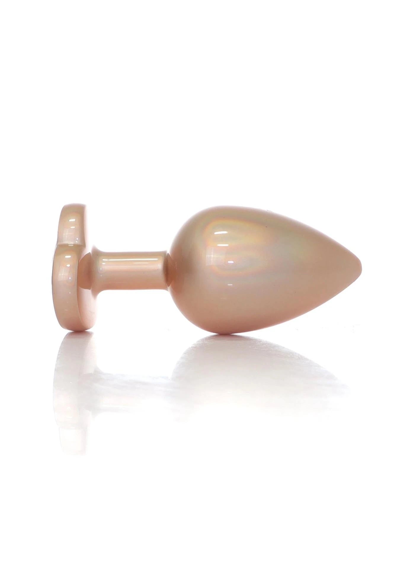 Plug-Bijoux Perle Or Cœur PLUG- Transparent L