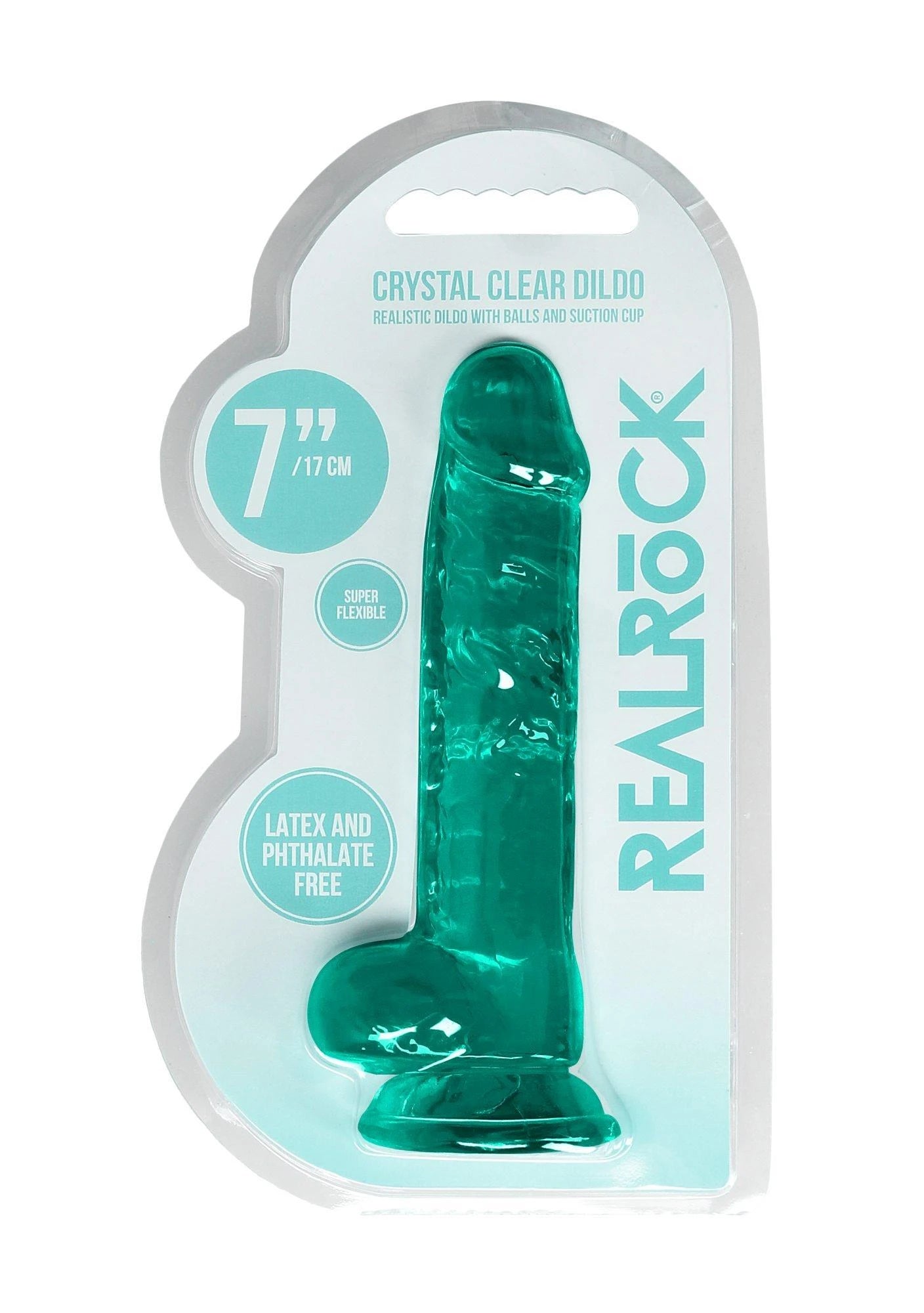 Realistic Dildo with Balls - 7 / 17 cm