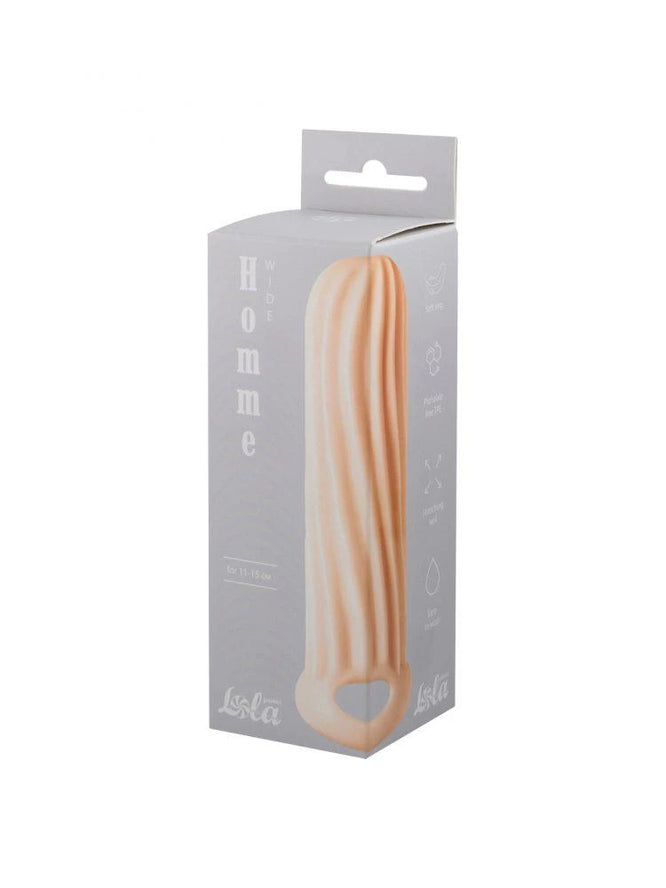 Pénis Sleeve Homme Wide Flesh pour 11-15cm