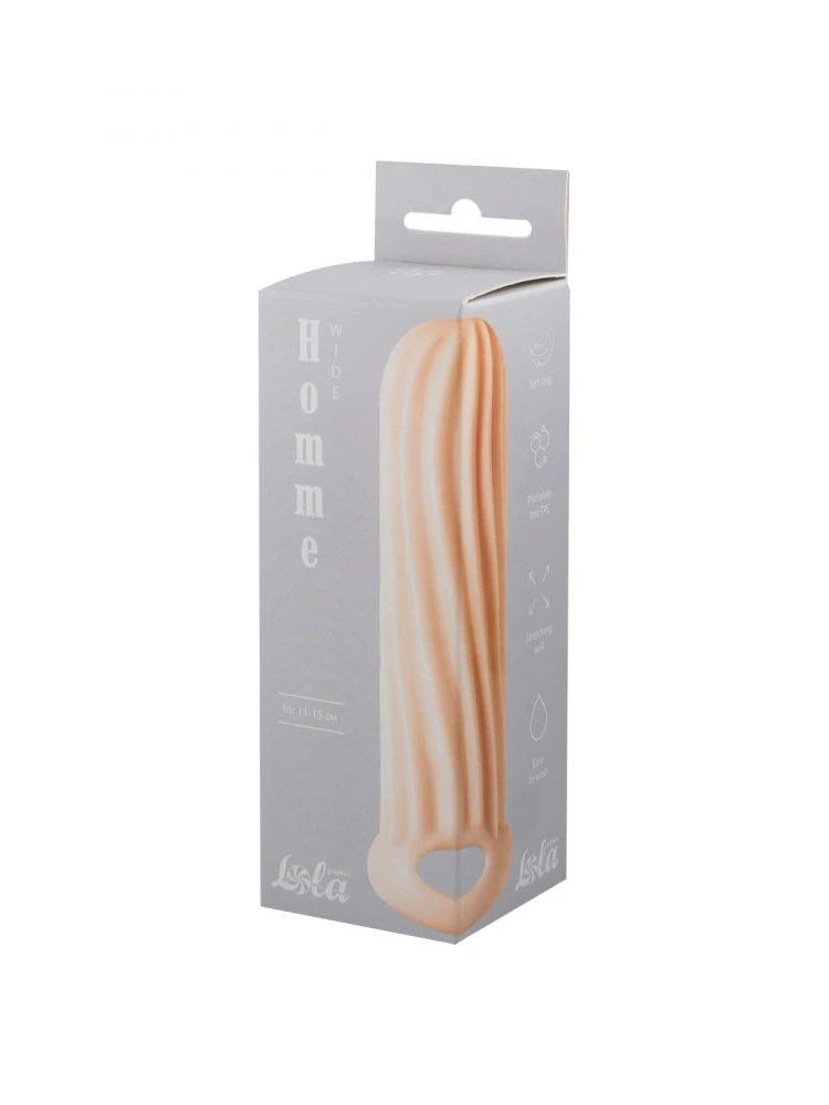 Pénis Sleeve Homme Wide Flesh pour 11-15cm