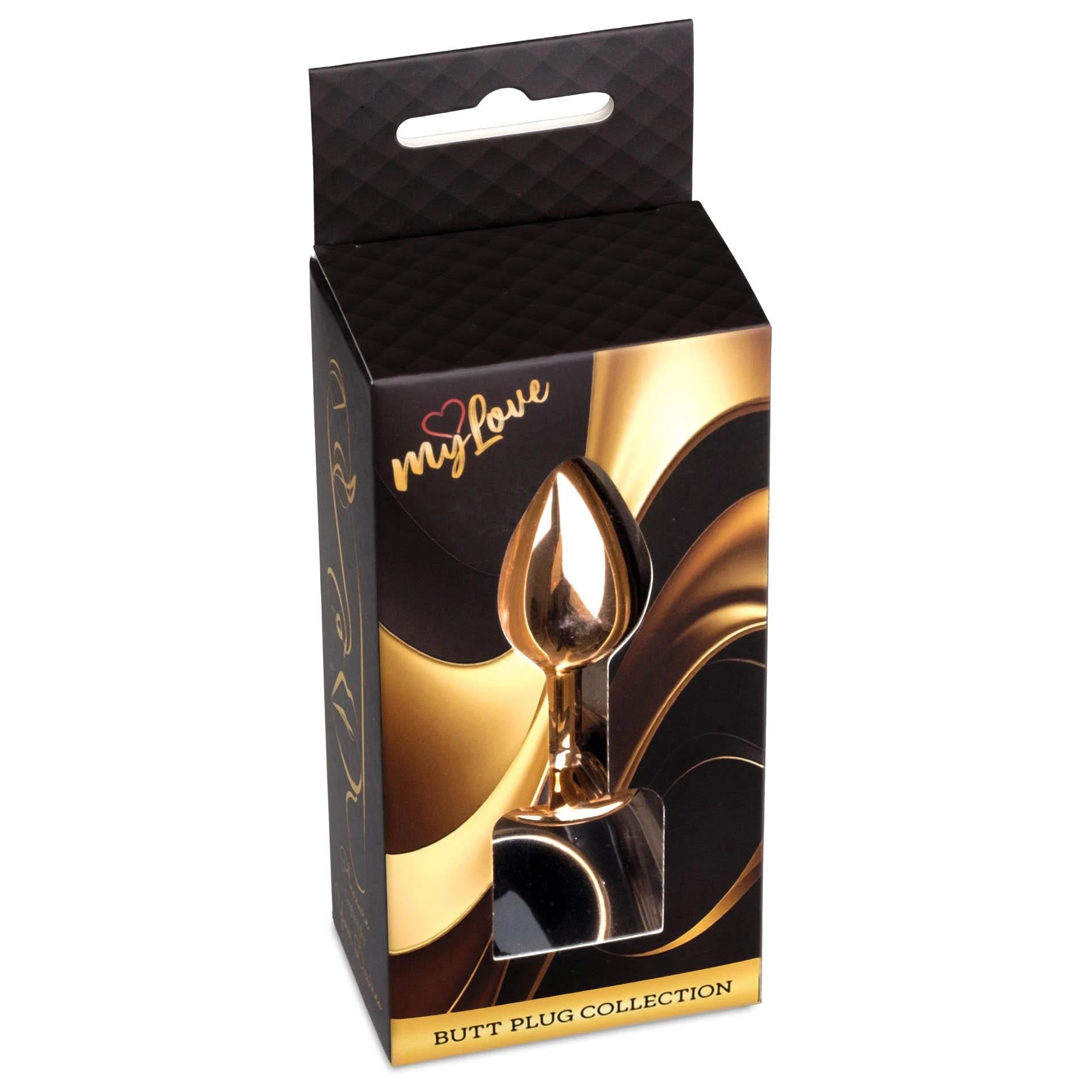 MyLove Toys - Bijoux PLUG or rouge - Noir