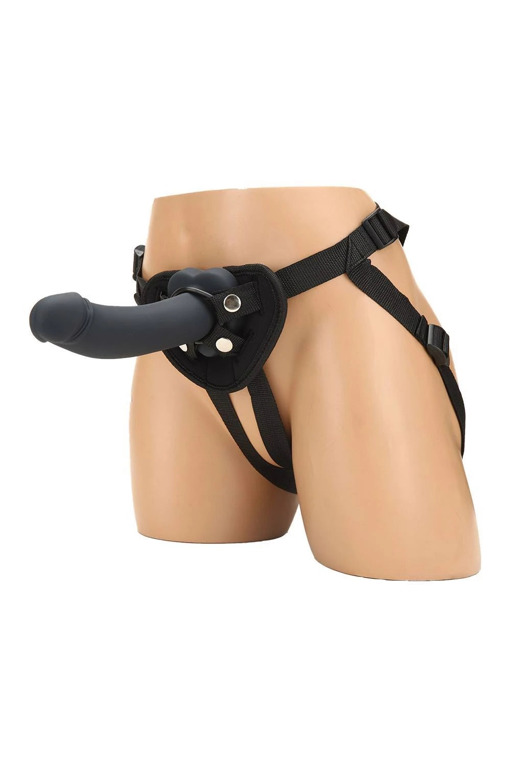 GAUGE DE CŒUR EN SILICONE DE 7 POUCES AVEC BASE EN CŒUR