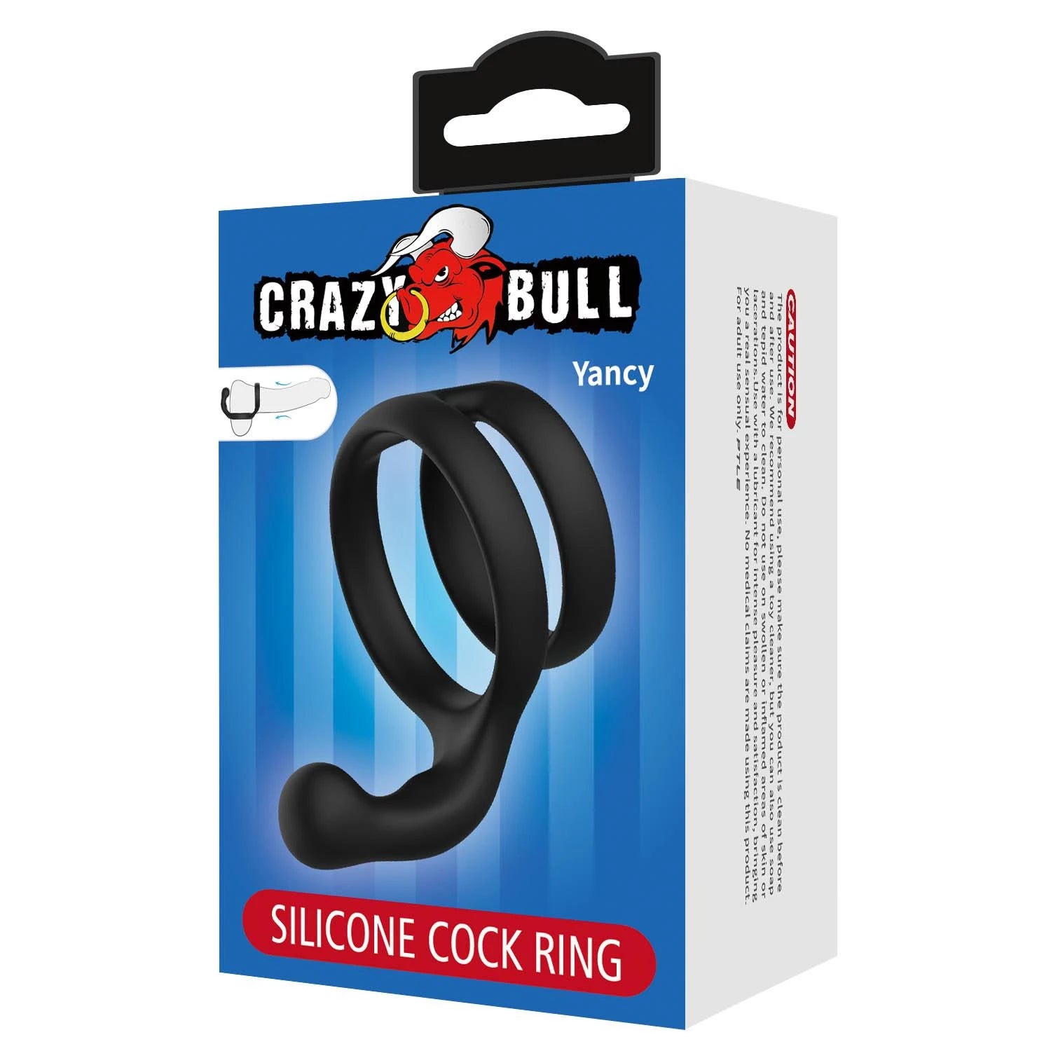 Crazy Bull Yancy – Anneau pénien en silicone