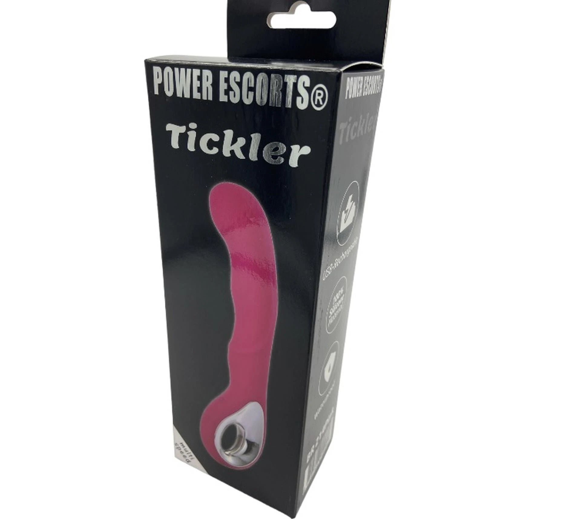 Vibromasseur point G en silicone rose Tickler – Rechargeable