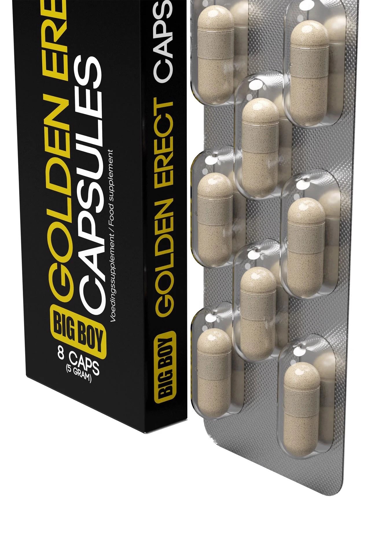 Big Boy Golden Erect 8pcs Natural