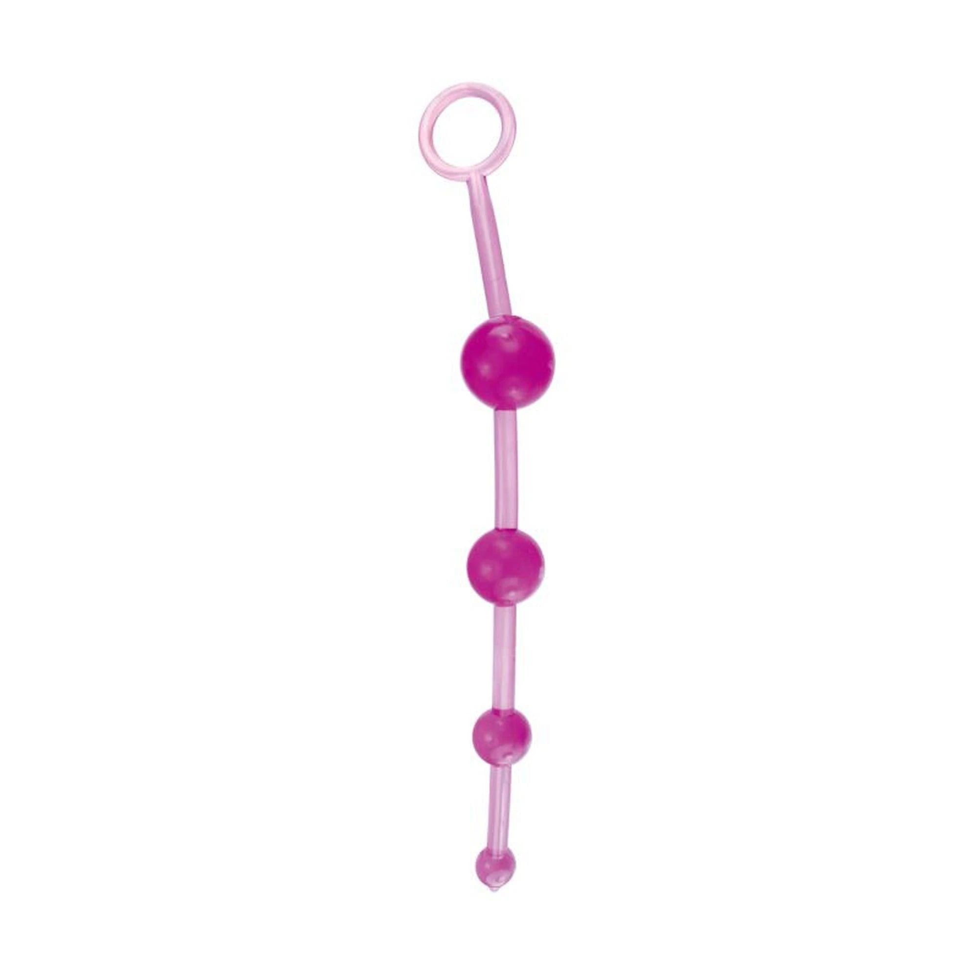Timeless Jelly 4 Anal Beads purple