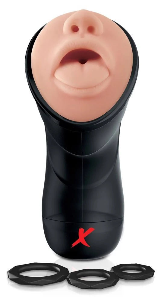 PEE Deep Throat Vibrating Stroker
