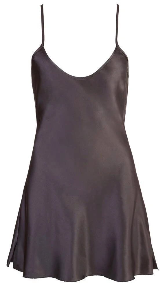 Chemisier en satin noir L
