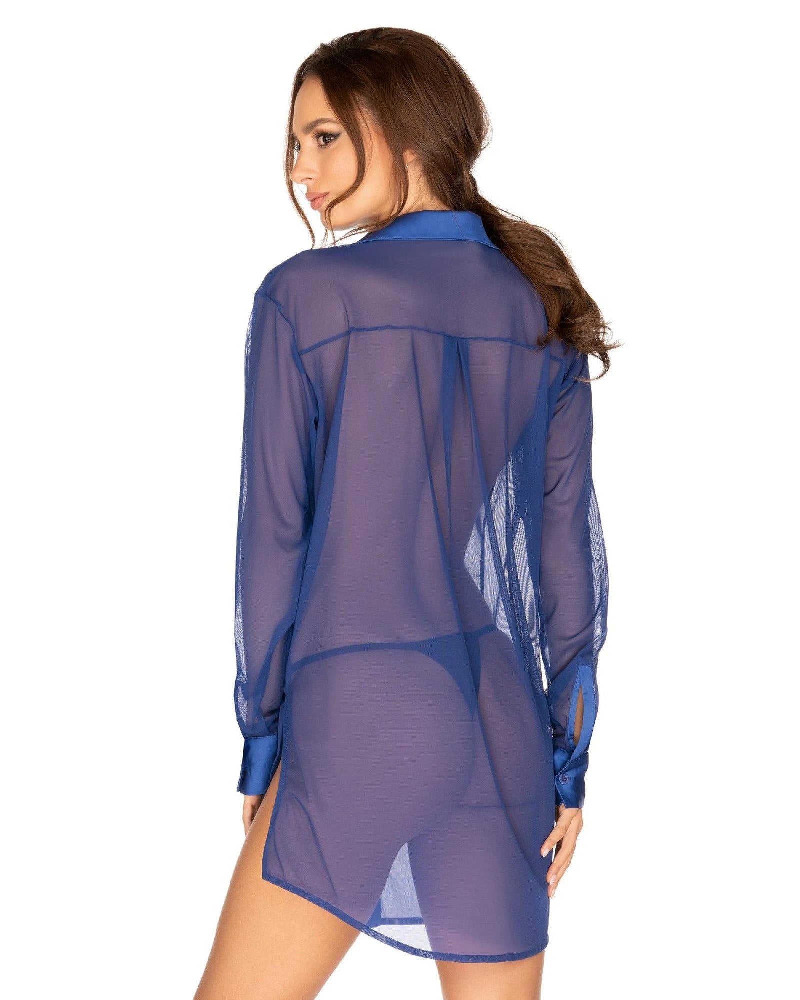 Lingerie-Stellya babydoll blue XL/XXL