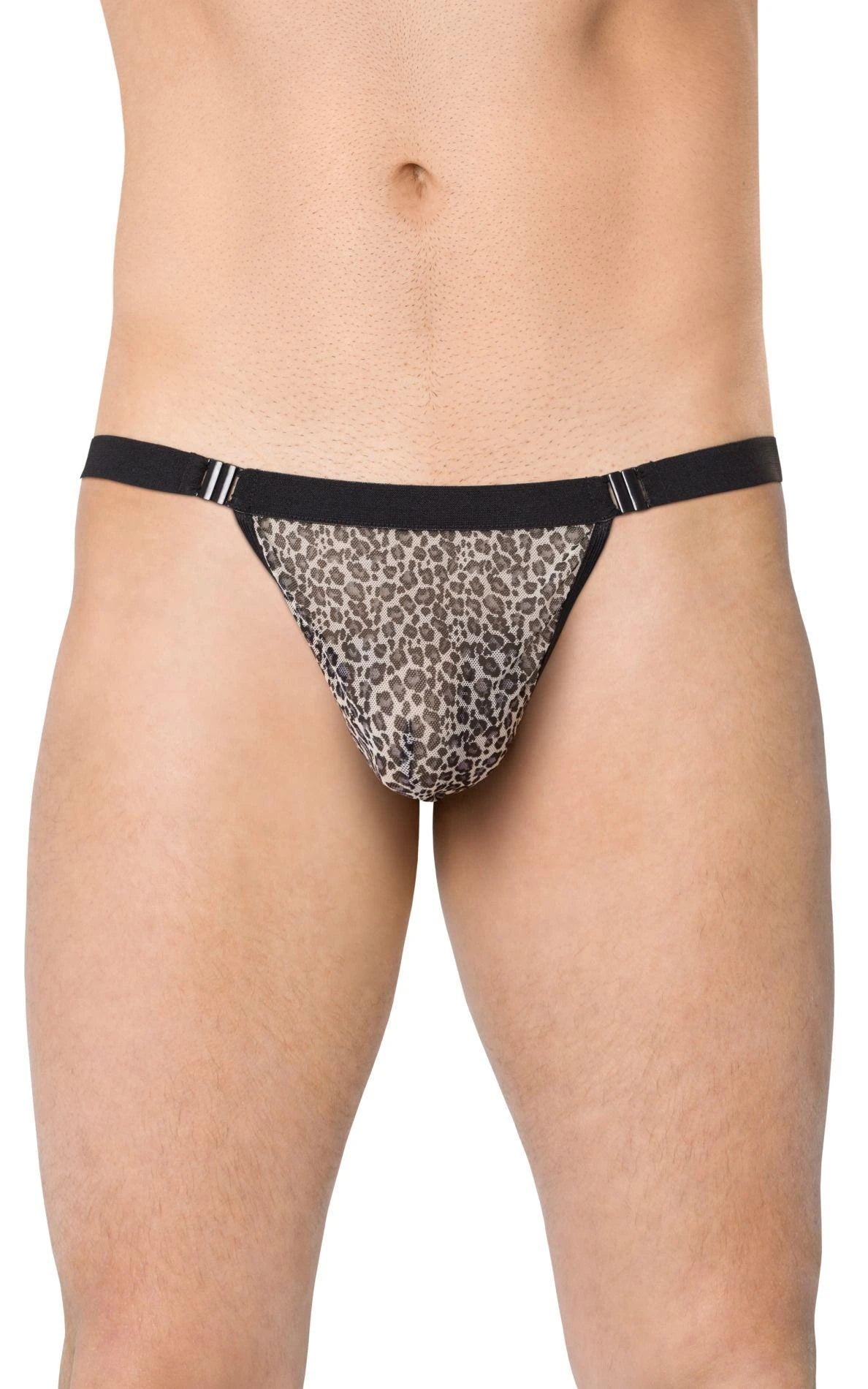 String pour homme 4528 - panther gris Taille Unique