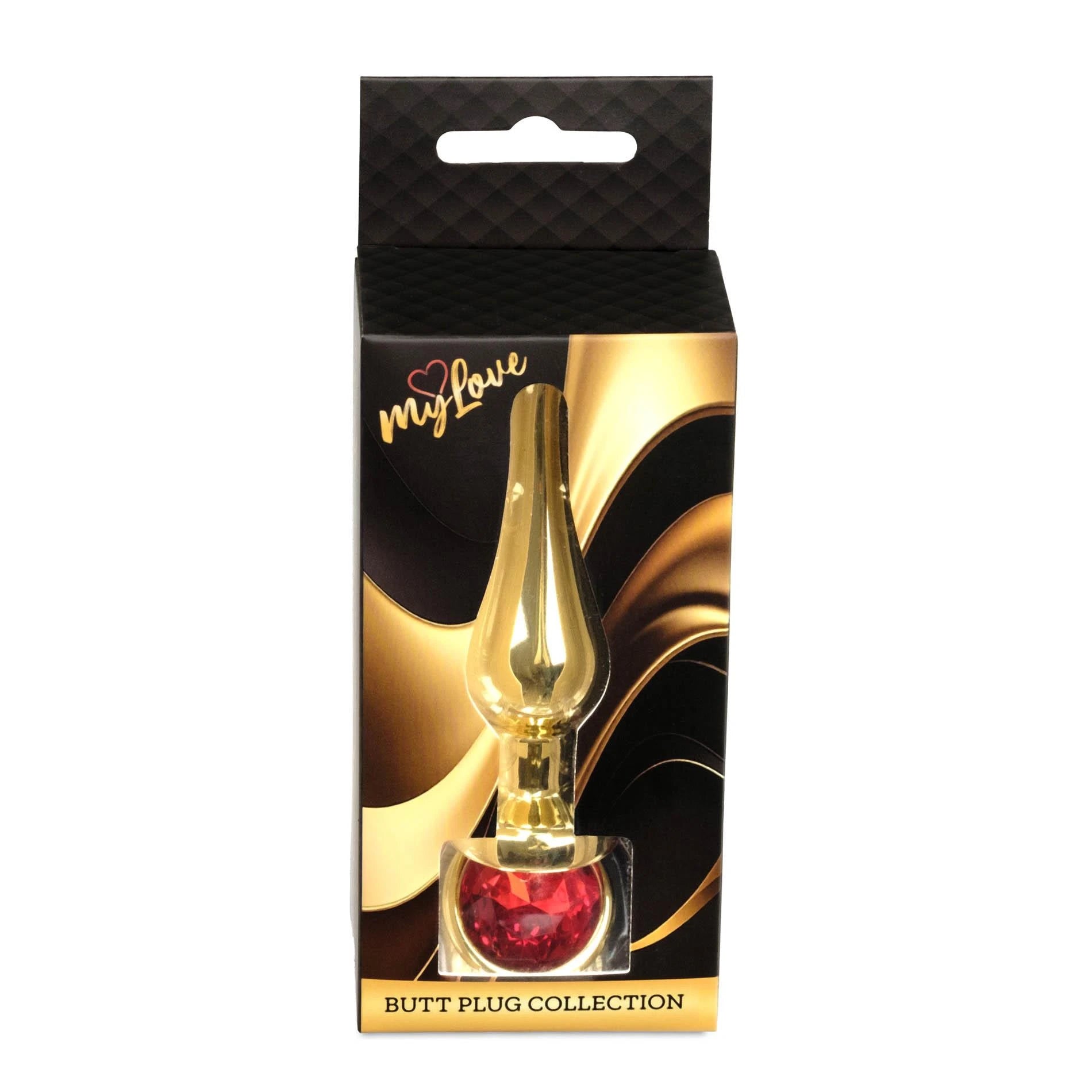 MyLove Toys - Bijoux Gold BUTT PLUG- Rouge