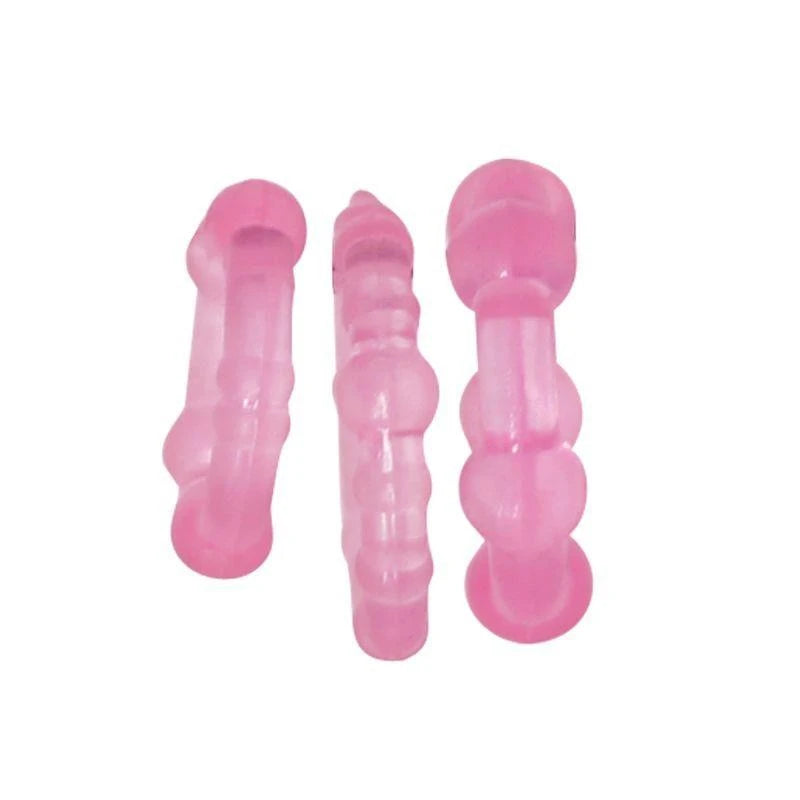 Kit de 3 anneaux péniens Timeless Stud (rose)