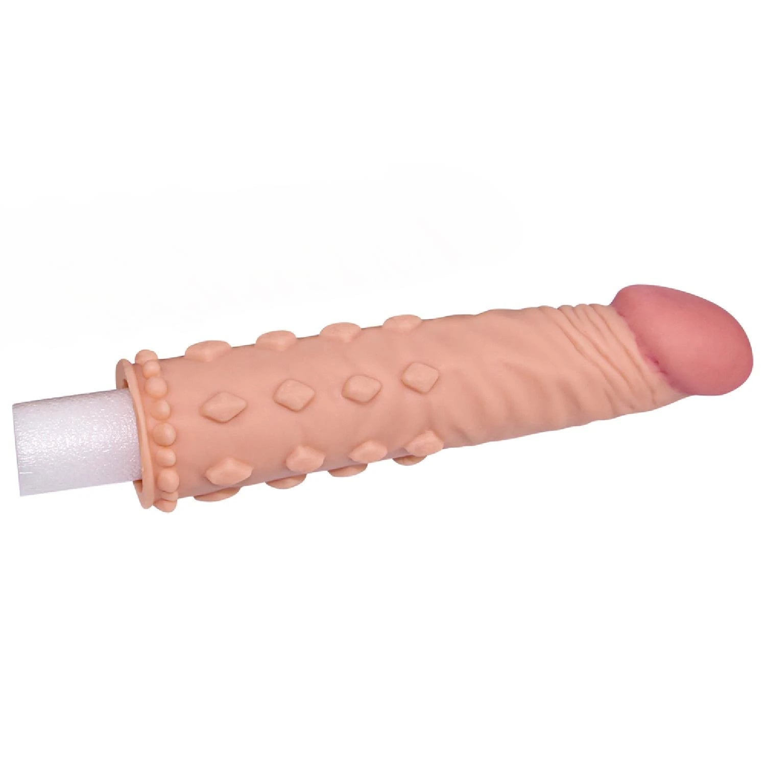 Add 2″ Pleasure X Tender Penis Sleeve Flesh