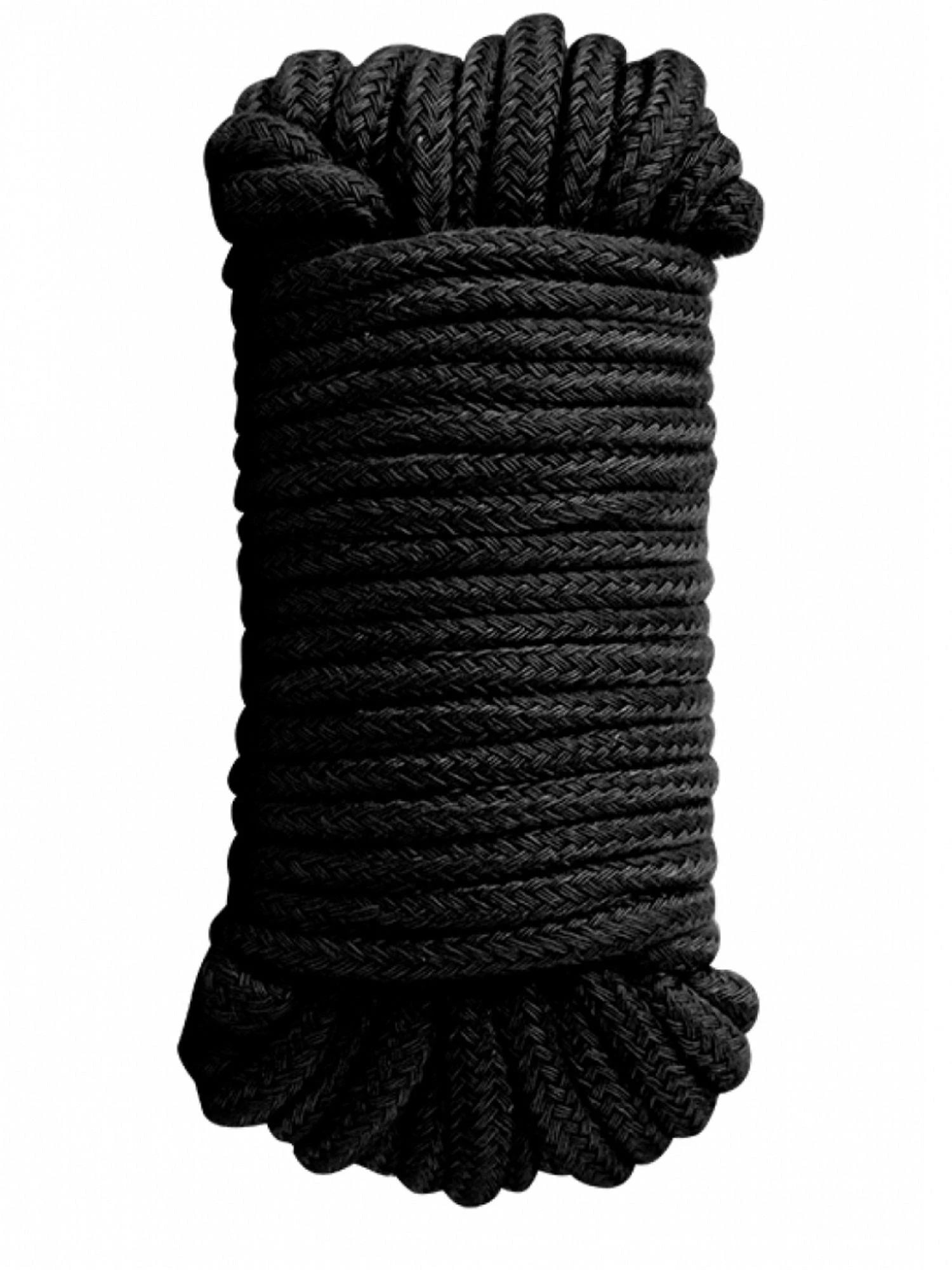 Corde de bondage noire 10m