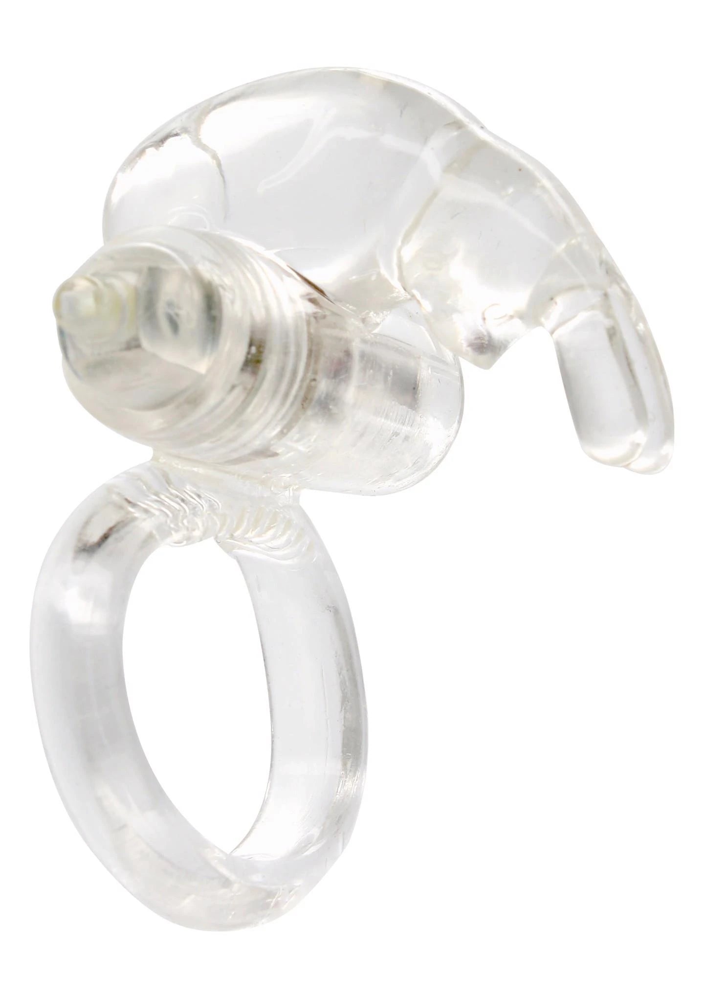 Anneau pénien vibrant transparent lapin