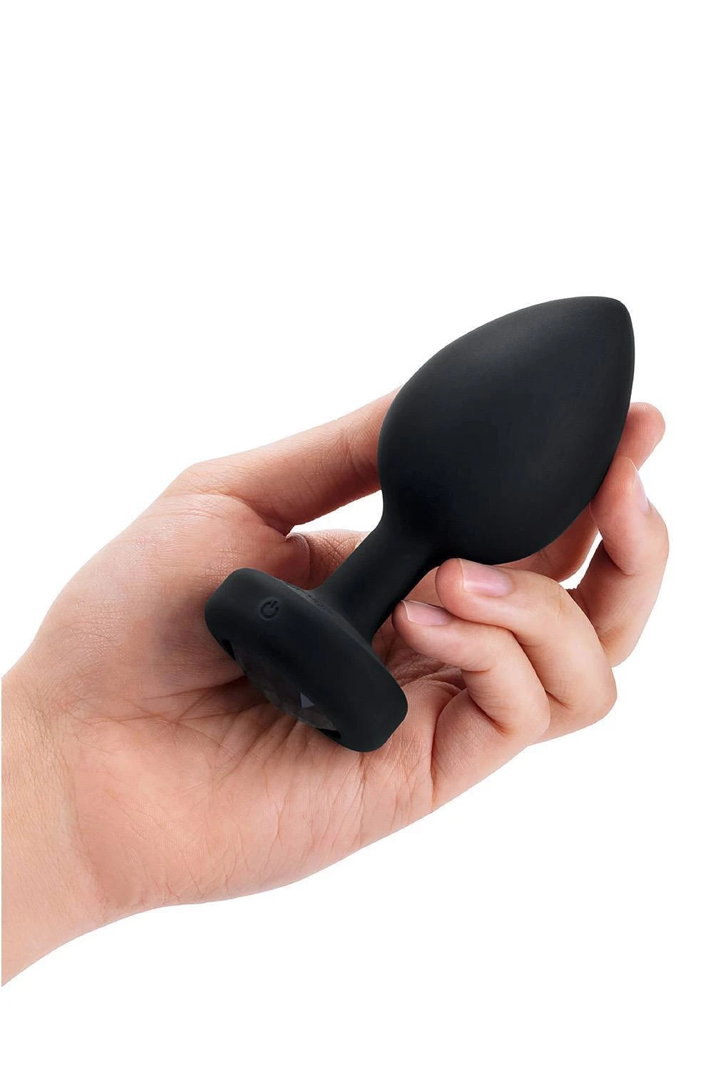 B-VIBE VIBRATING JEWEL PLUG XXL BLACK