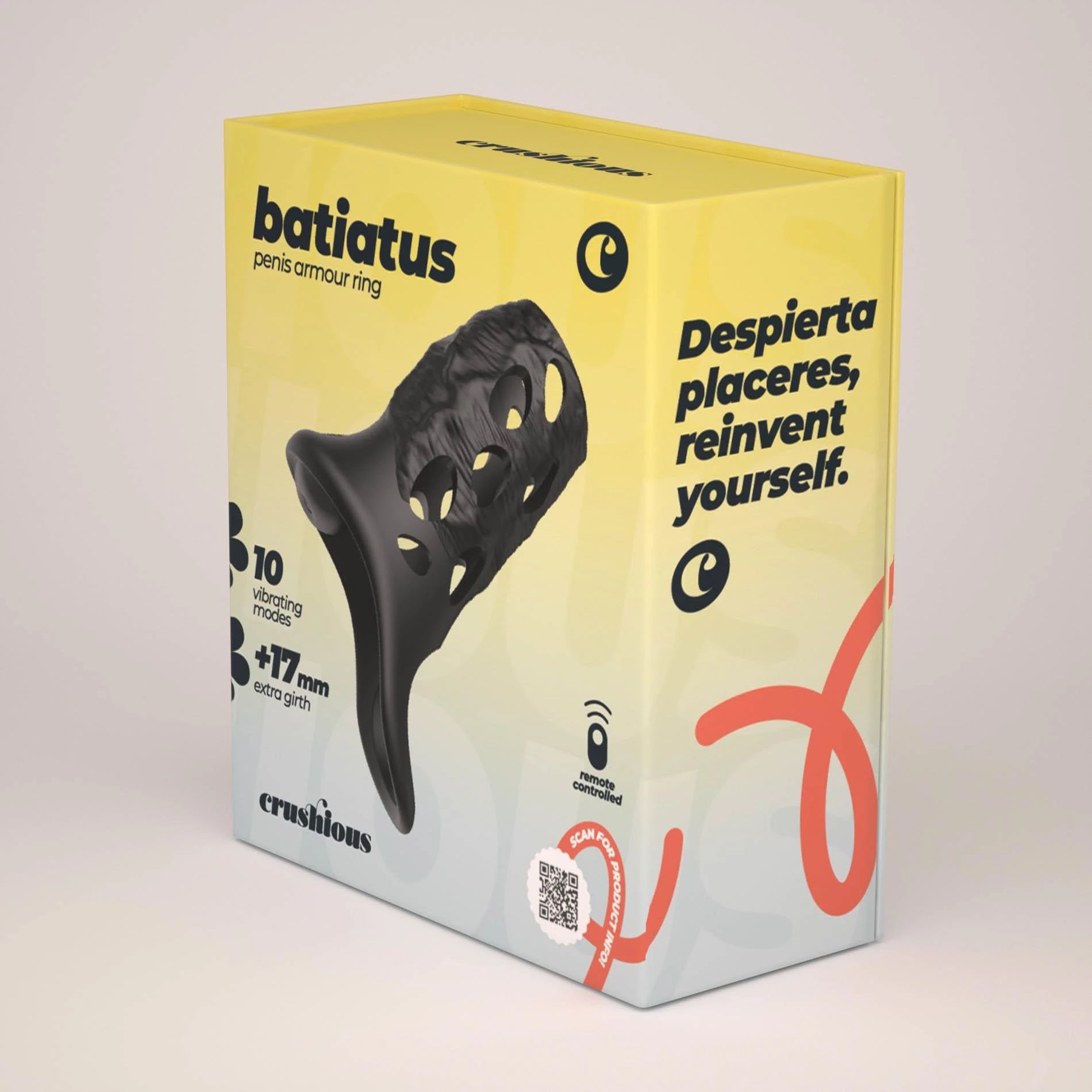 Batiatus - Vibrating Penis Armour Ring - Black