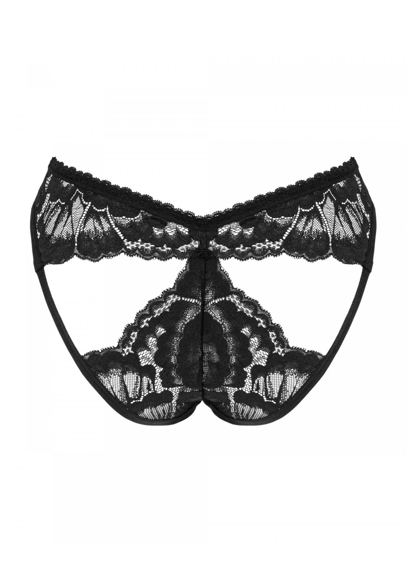 Lingerie-Alessya black briefs XS/S