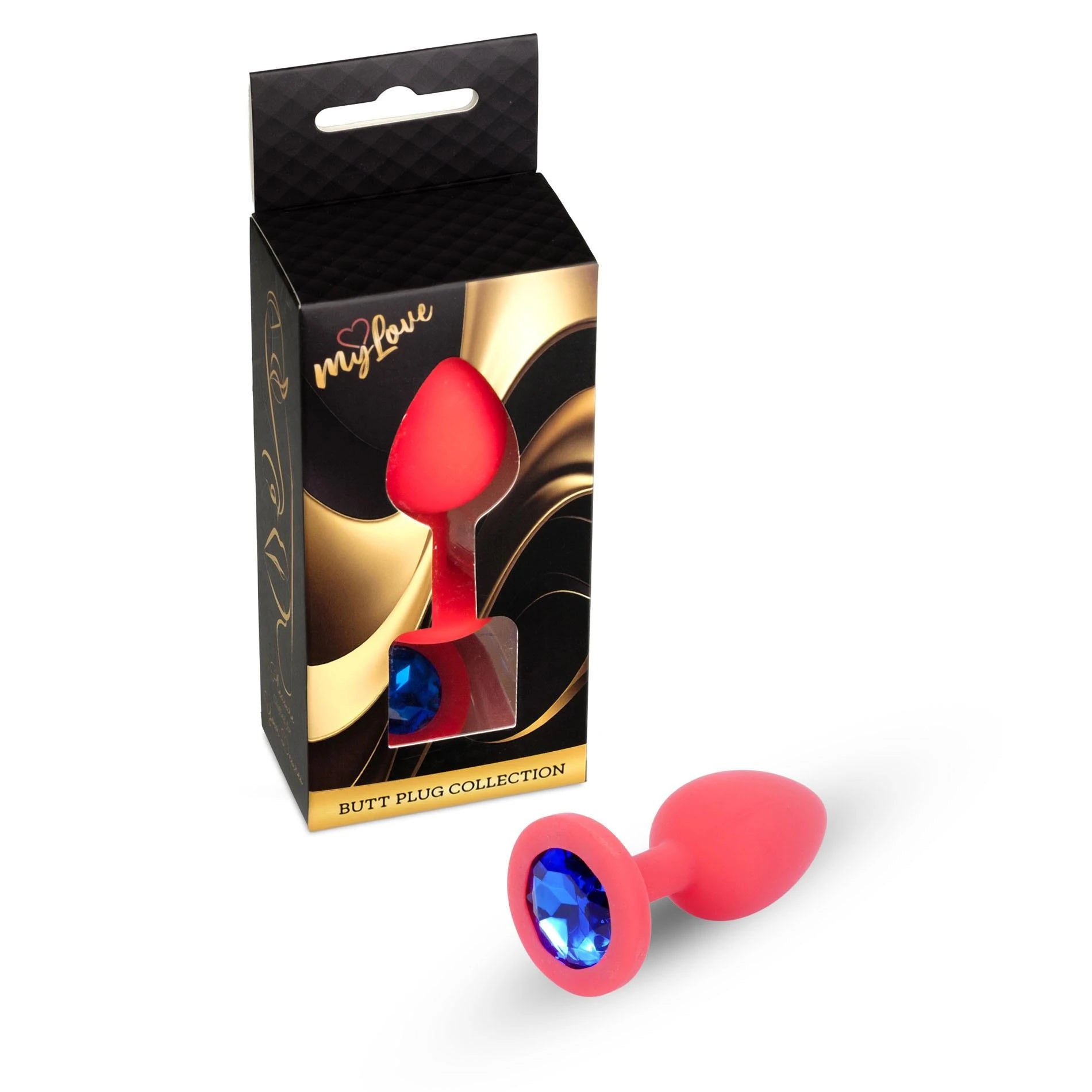 MyLove Toys - Bijoux PLUG M Rouge en Silicone