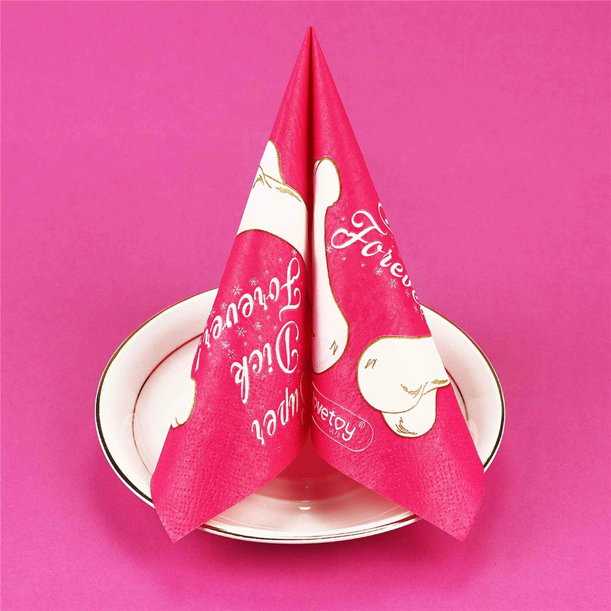 Super Dick Forever Bachelorette Paper Napkins (Pack of 10)