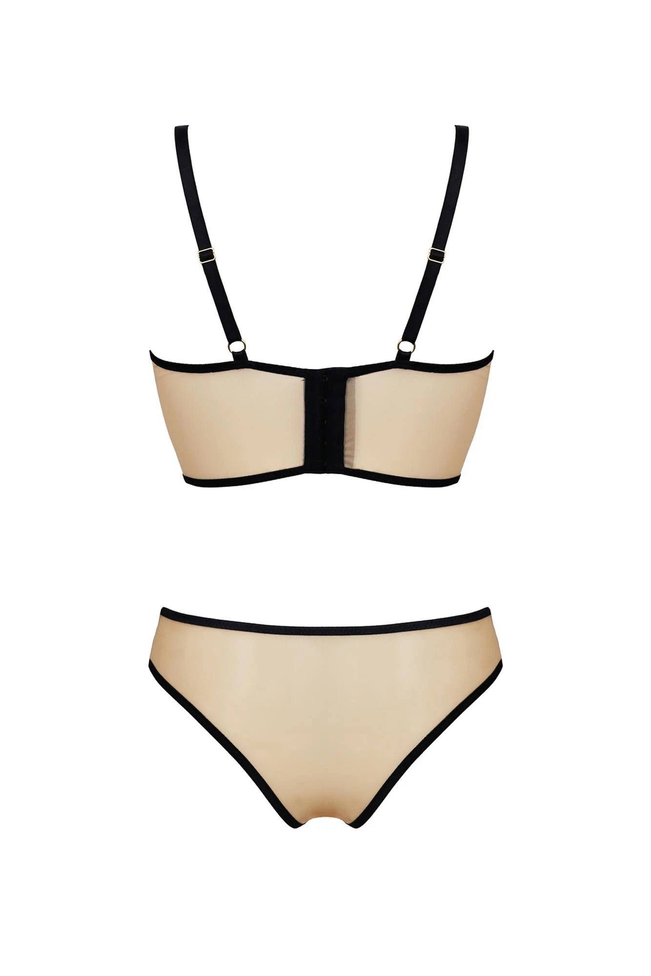 Bielizna-DENERYS SET beige XXL/XXXL