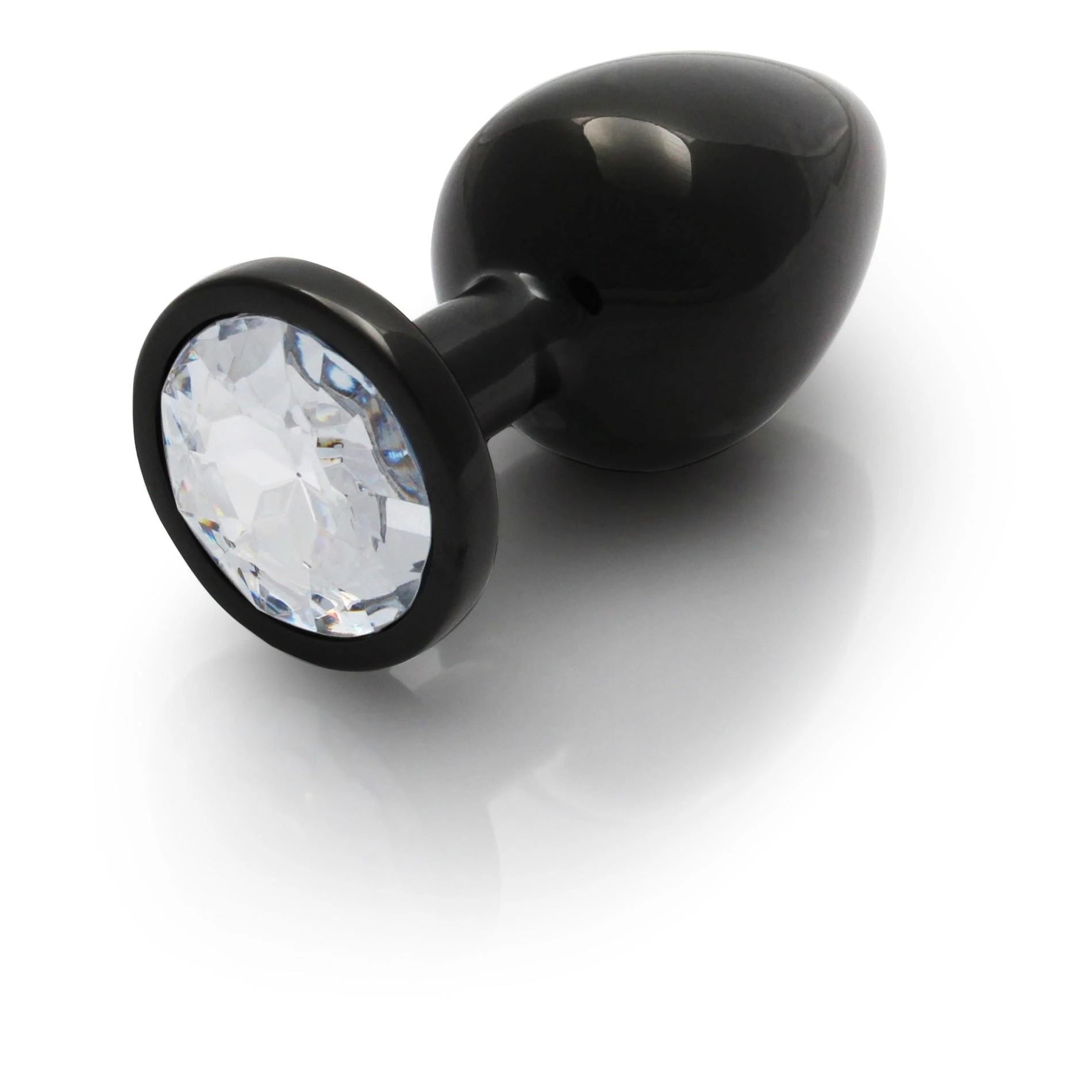 Plug anal avec gemme ronde - Moyen