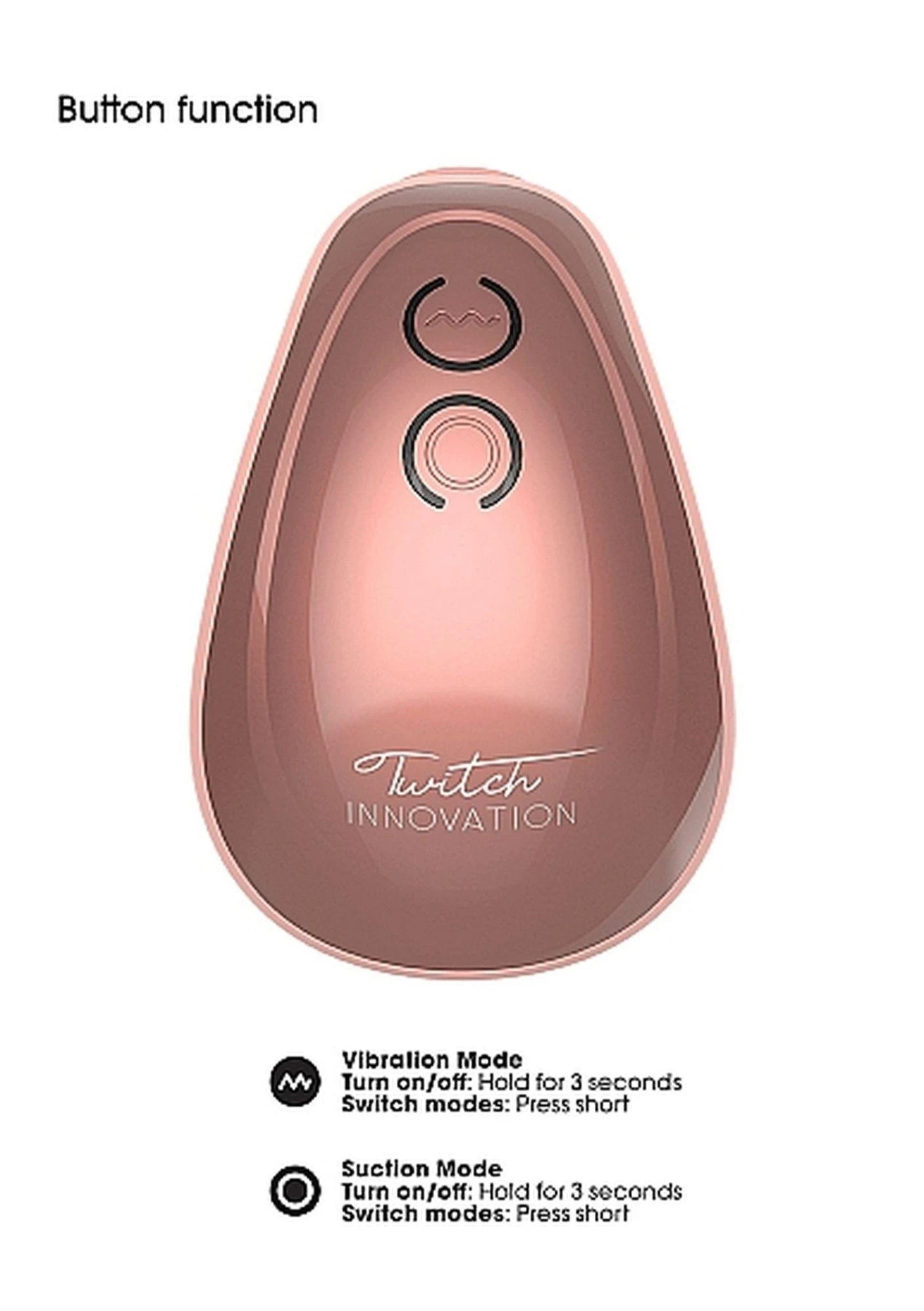 Twitch - Handsfree Suction and Vibration Toy