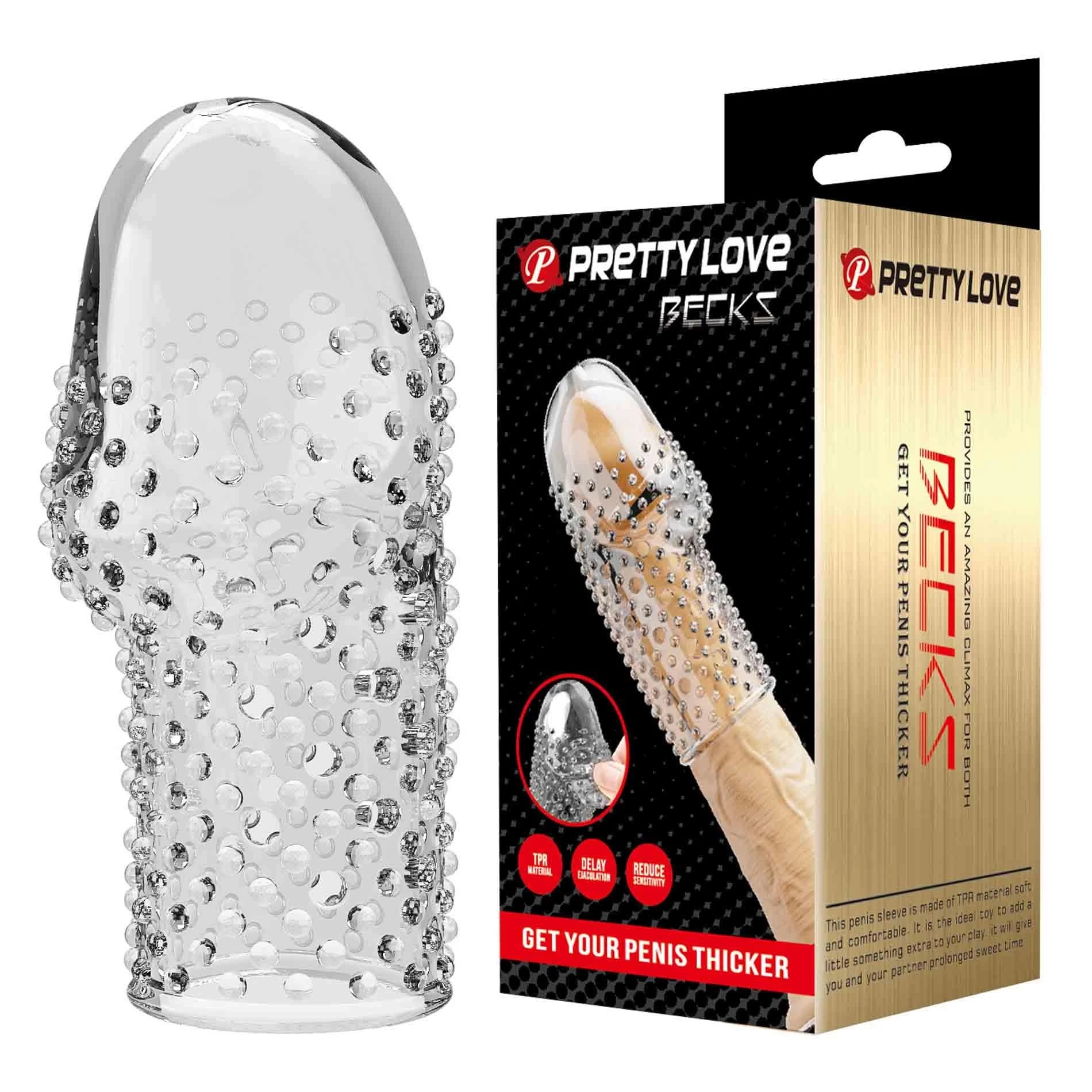 Pretty Love Embout Pénien – Becks (Transparent)