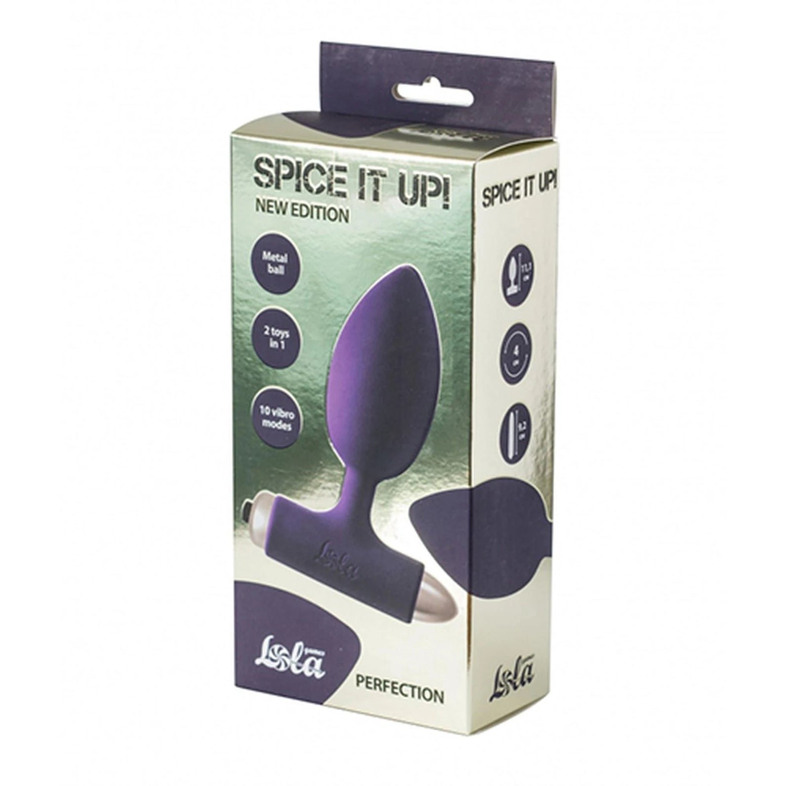 Vibromasseur anal Spice it up Nouvelle édition Perfection Ultraviolet