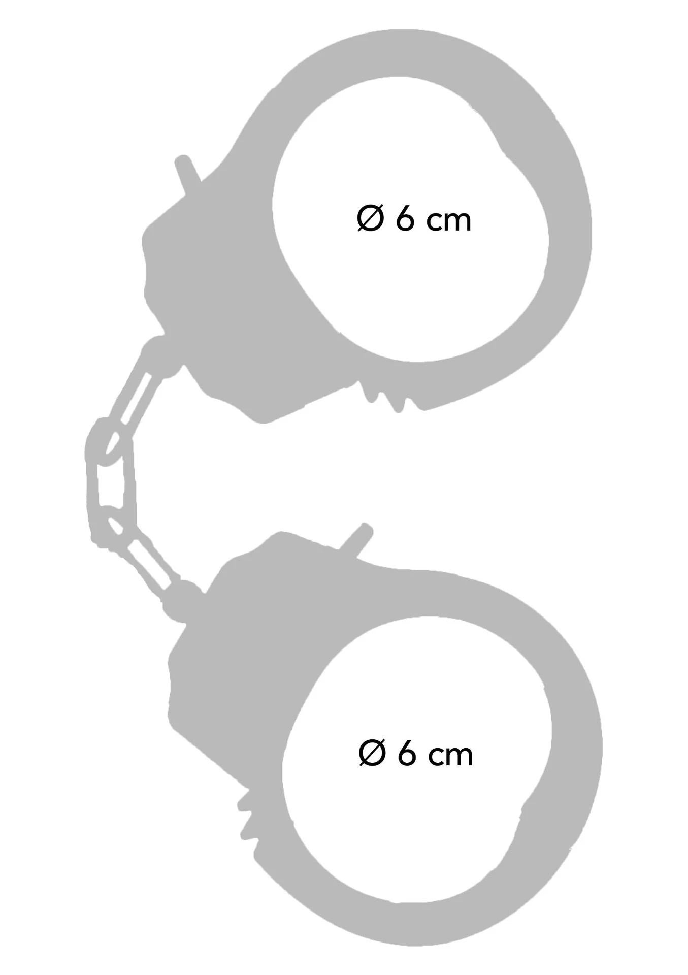 Metal Handcuffs Rose Gold
