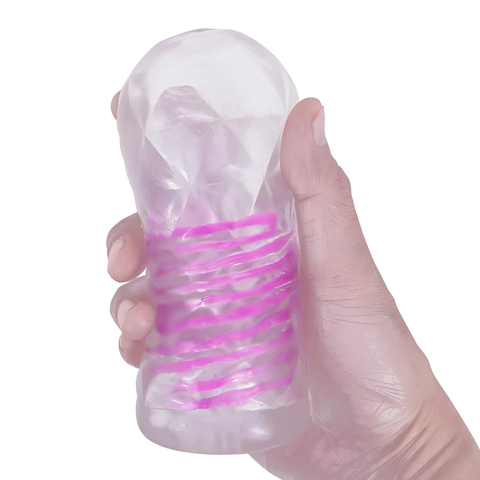 PRETTY LOVE - Transparent masturbator, TPR