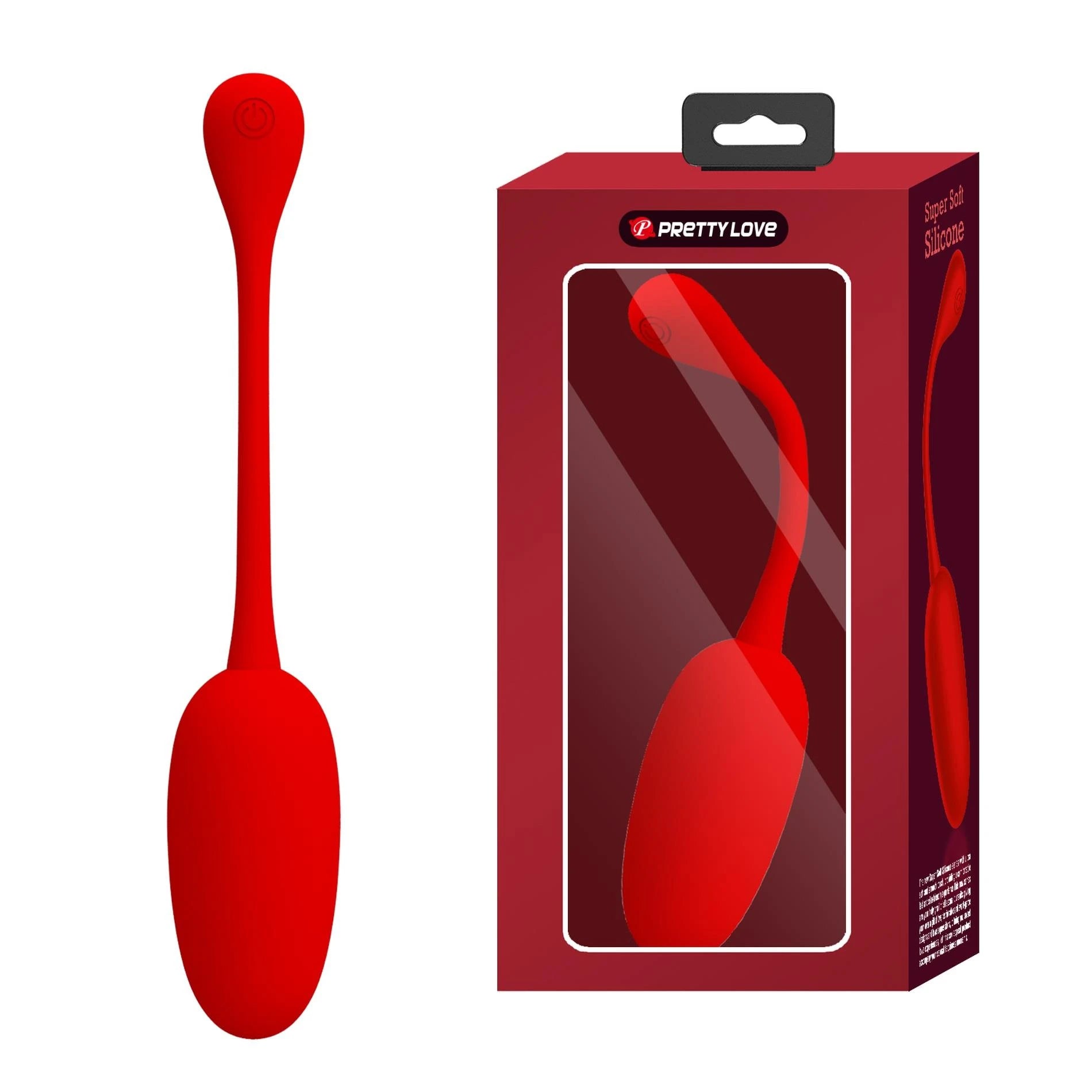 PRETTY LOVE - KNUCKER Rouge, 12 fonctions de vibration Fonction mémoire