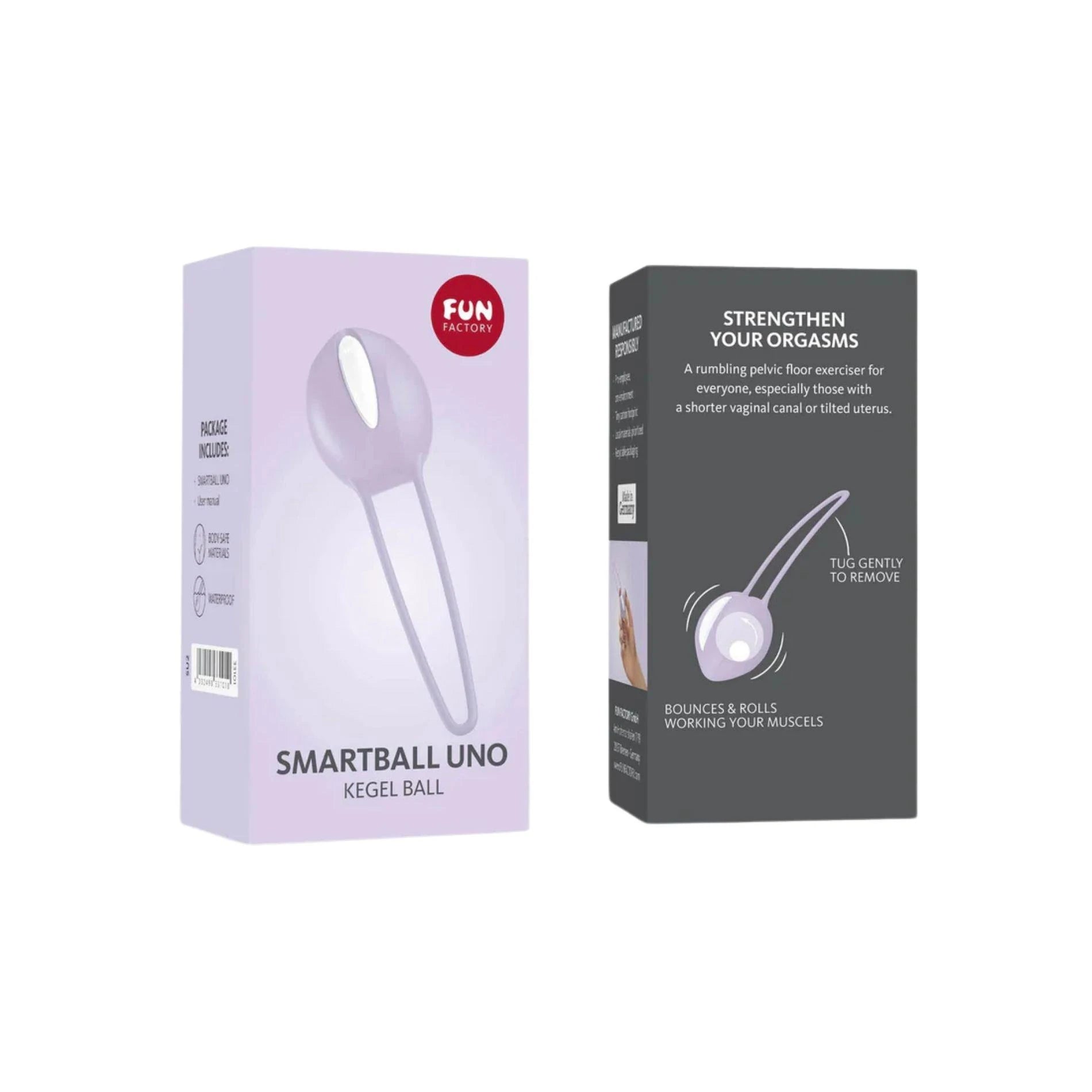 Fun Factory - SMARTBALL UNO (white/pastel lilac)