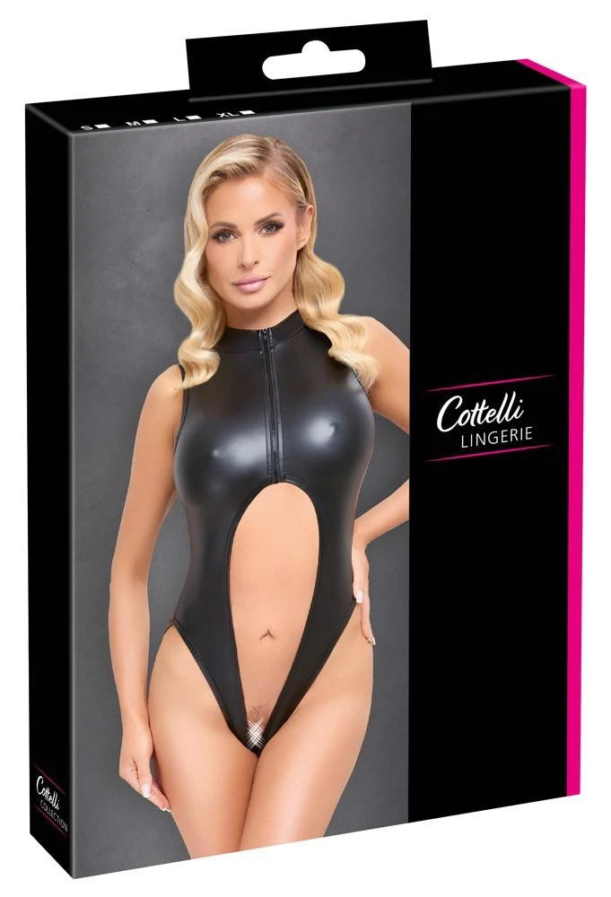 Body entrejambe ouvert avec fermeture éclair S
