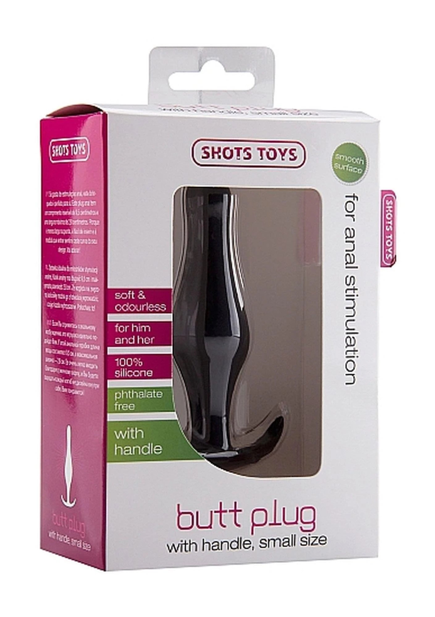 Butt Plug with Handle - Small
