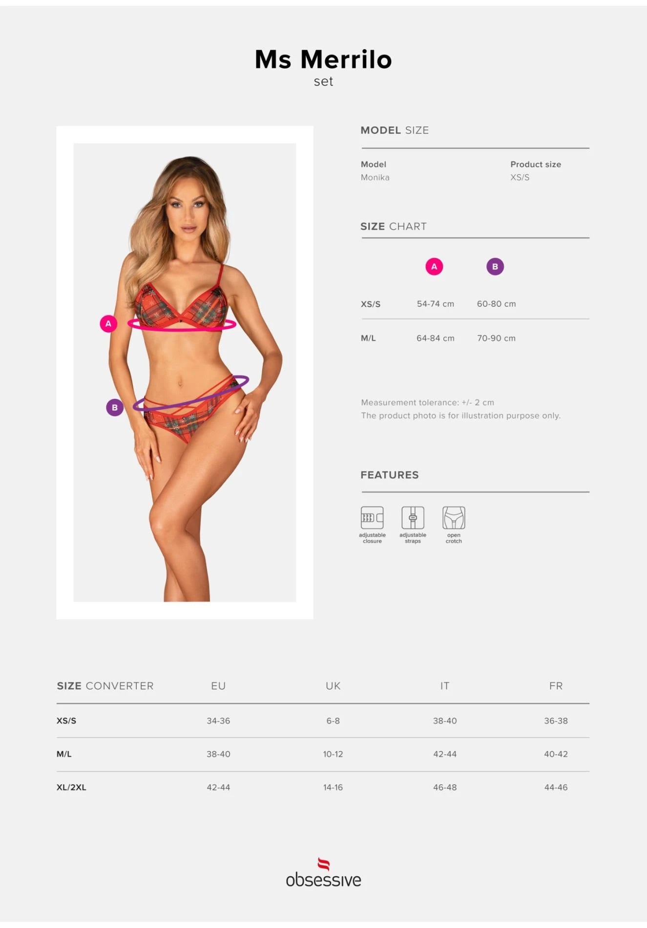 Ms Merrilo 2-piece set XS/S